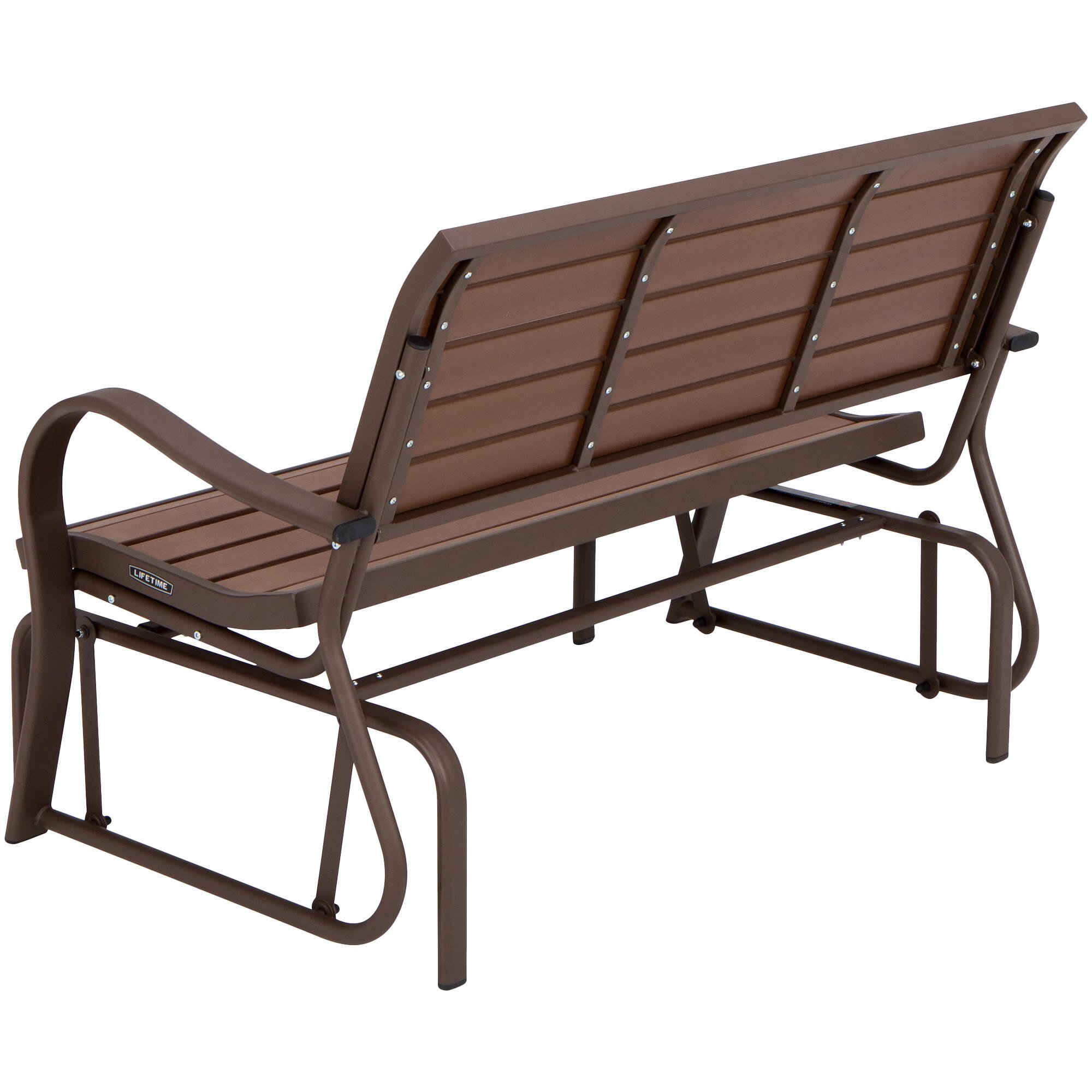 Lifetime 60290 Mocha Brown Glider Bench