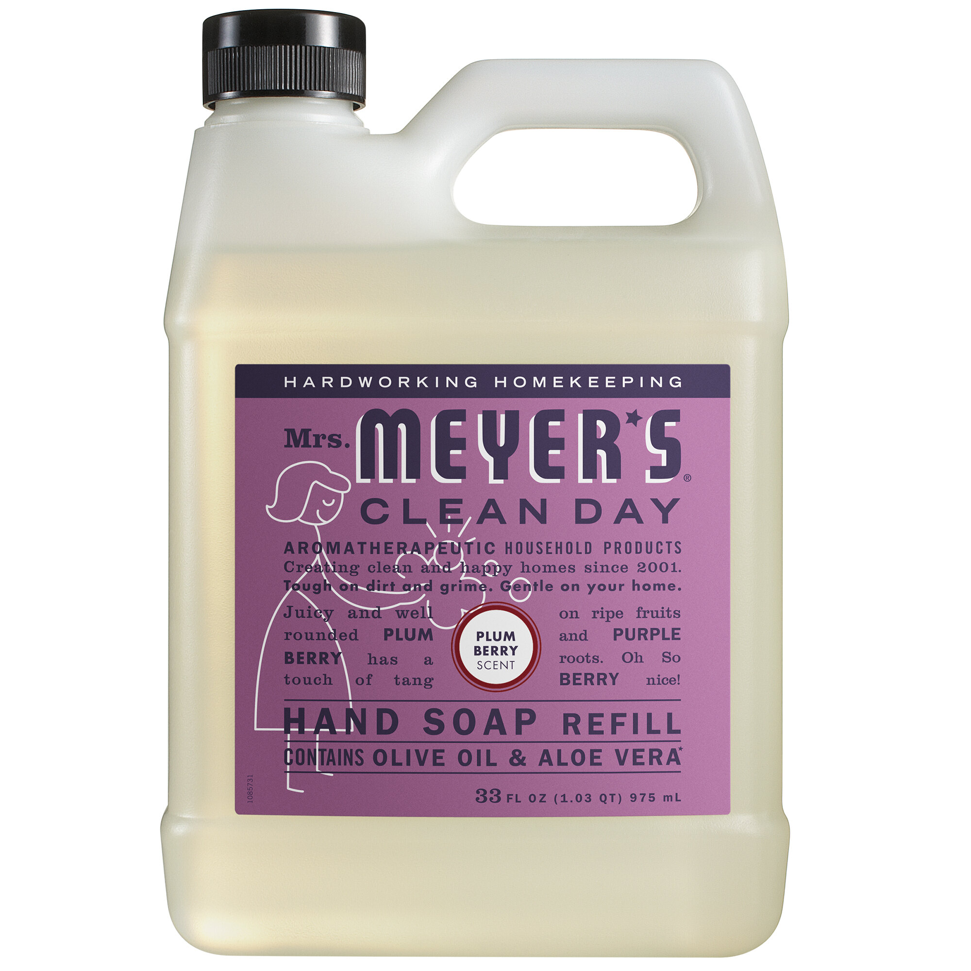 Mrs. Meyer's Clean Day 313583 33 oz. Plum Berry Scented Hand Soap