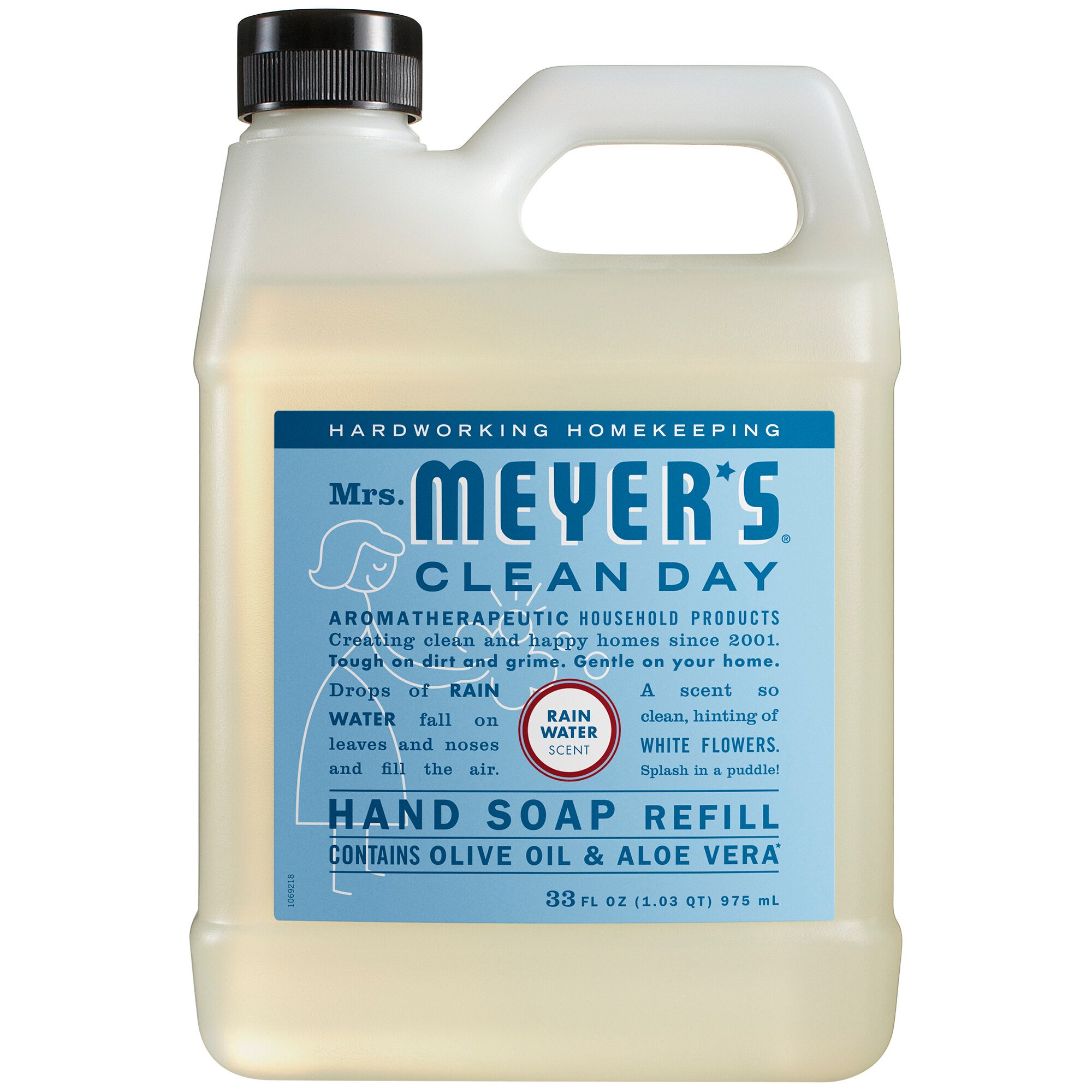 Mrs. Meyer's Clean Day 308452 33 oz. Rainwater Scented Hand Soap Refill