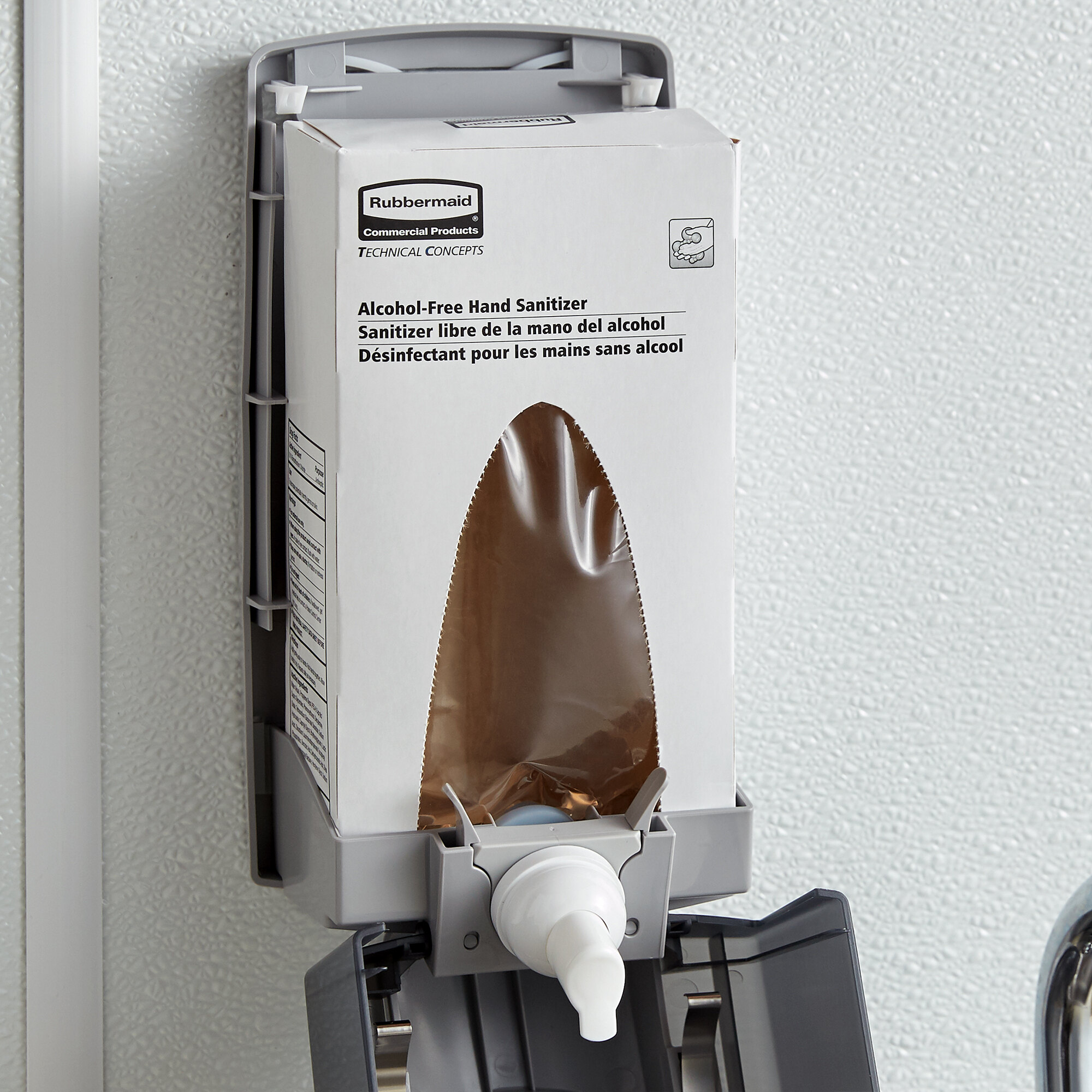 Rubbermaid FG750592 800 mL Manual Foam Alcohol Free Hand Sanitizer Refill