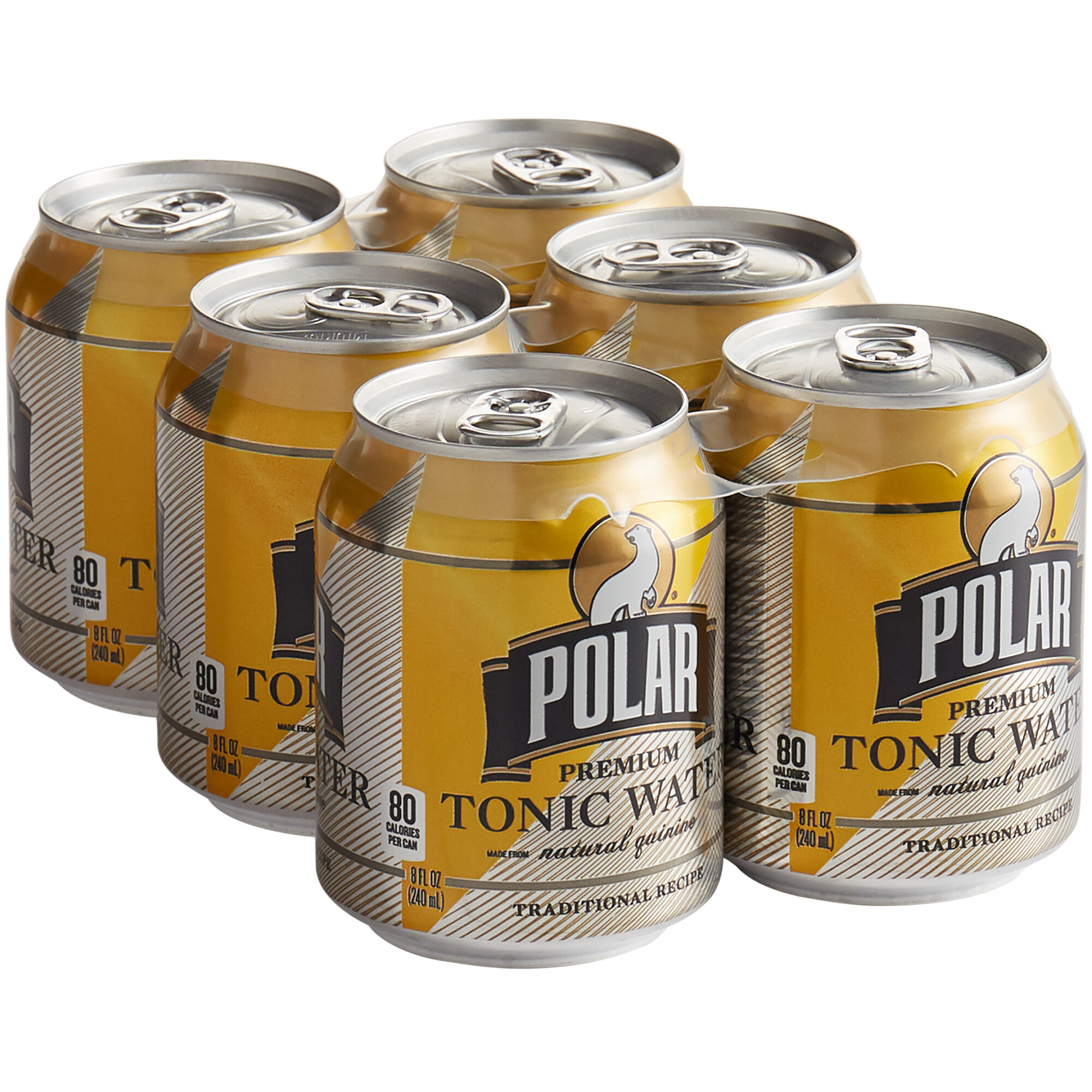 Polar 8 oz. Tonic Water Cans 6/Pack