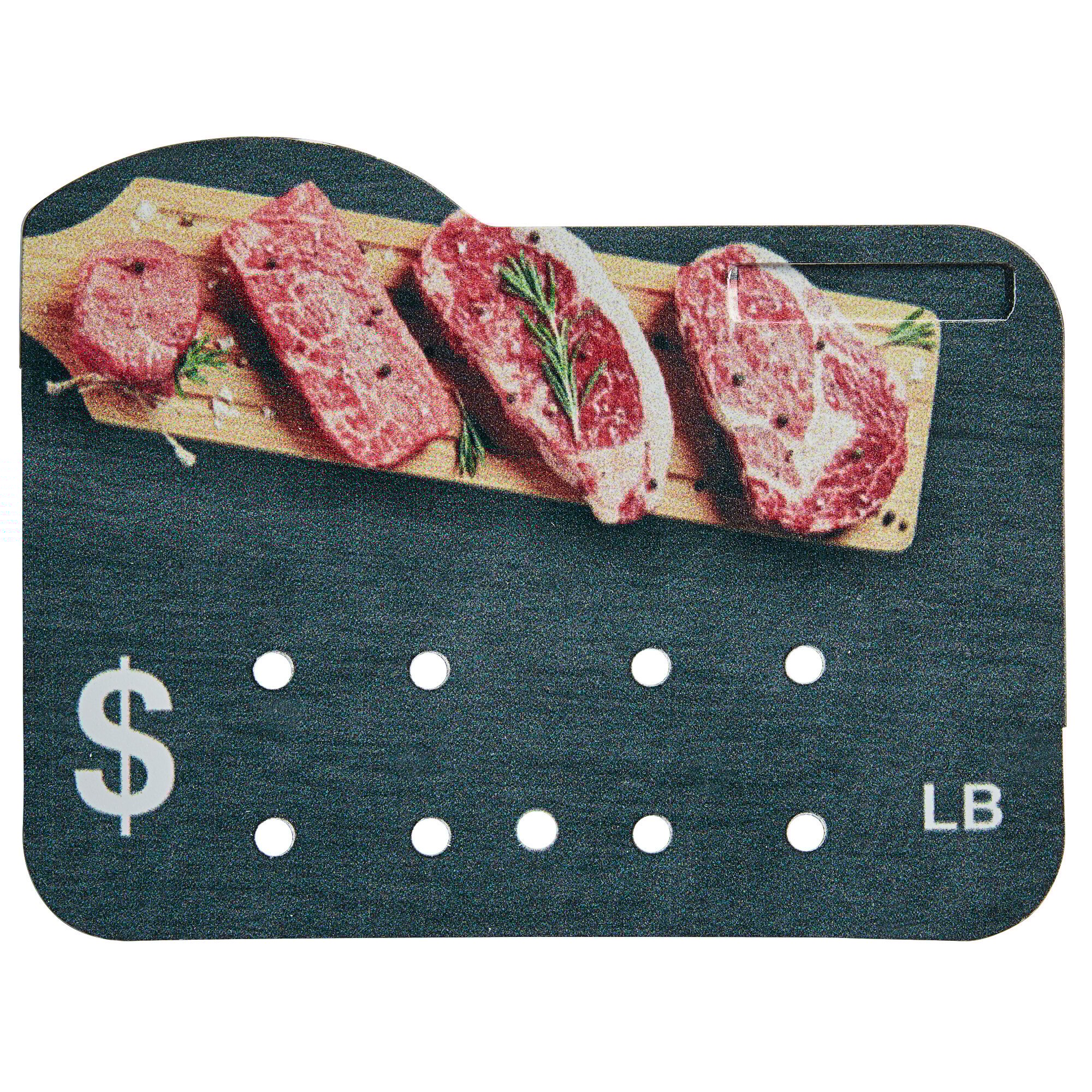 Butcher / Deli Meat Molded Number Price Tag (lb.) 25/Pack