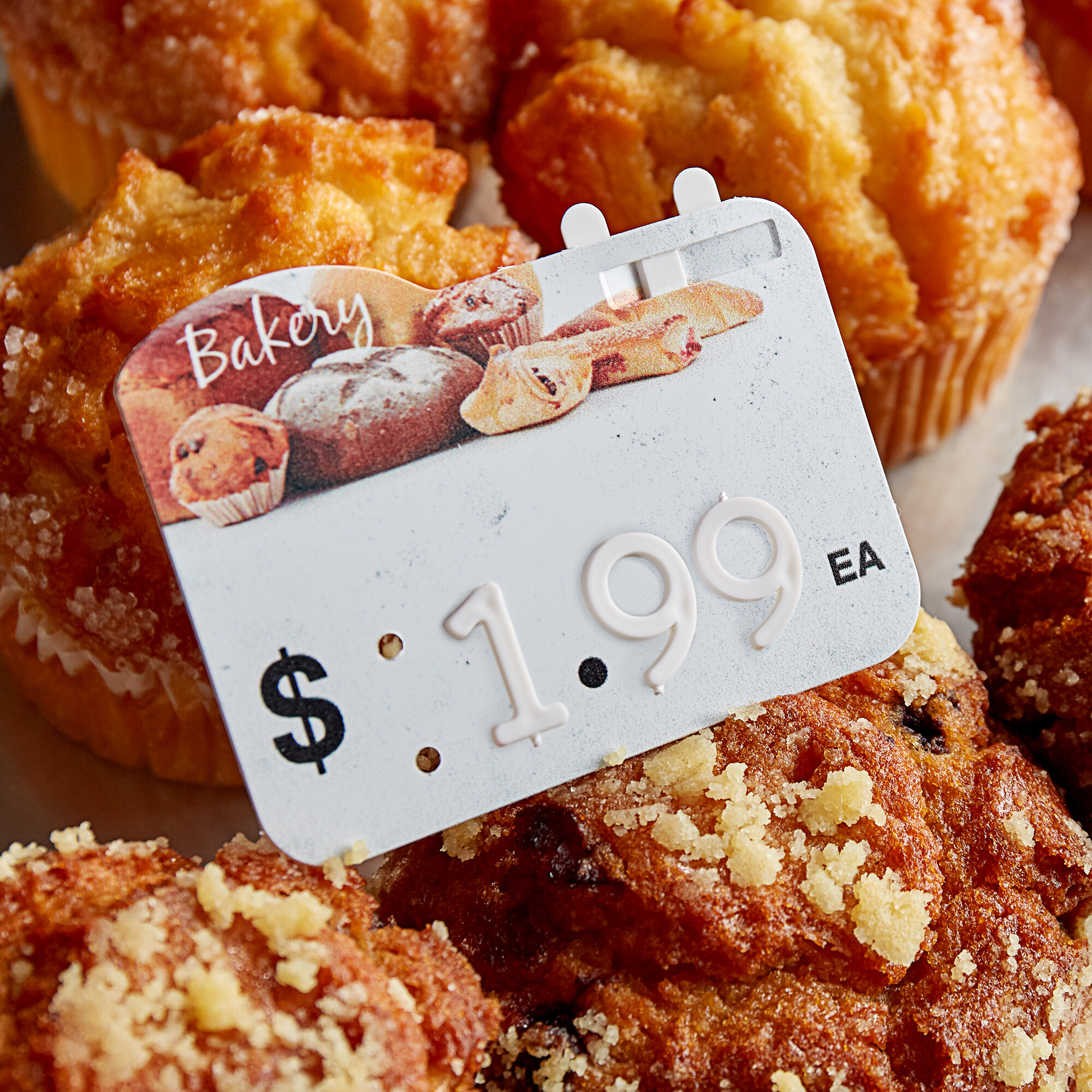 Bakery Molded Number Price Tag (Ea.) 25/Pack