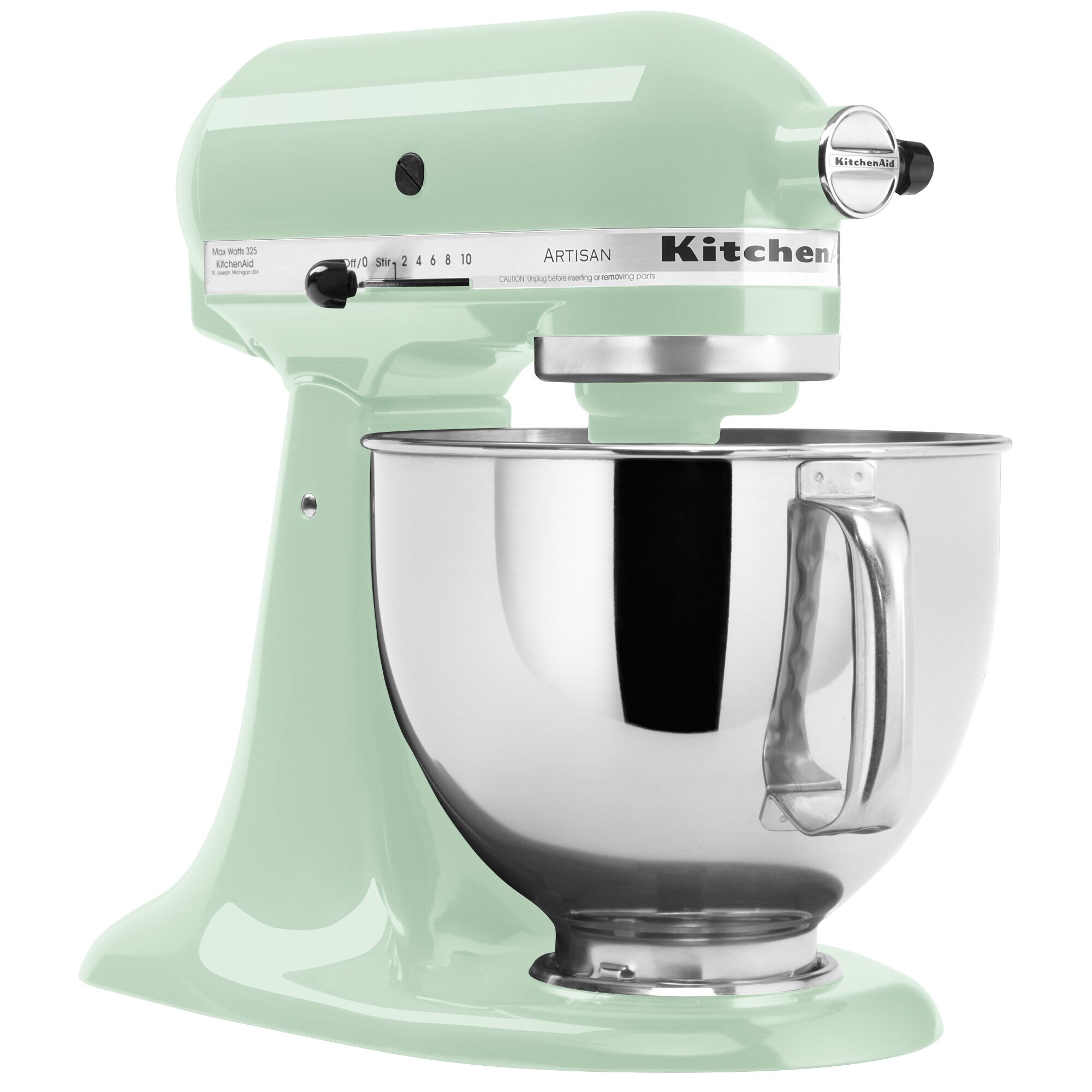 KitchenAid KSM150PSPT Pistachio Artisan Series 5 Qt. Countertop Mixer