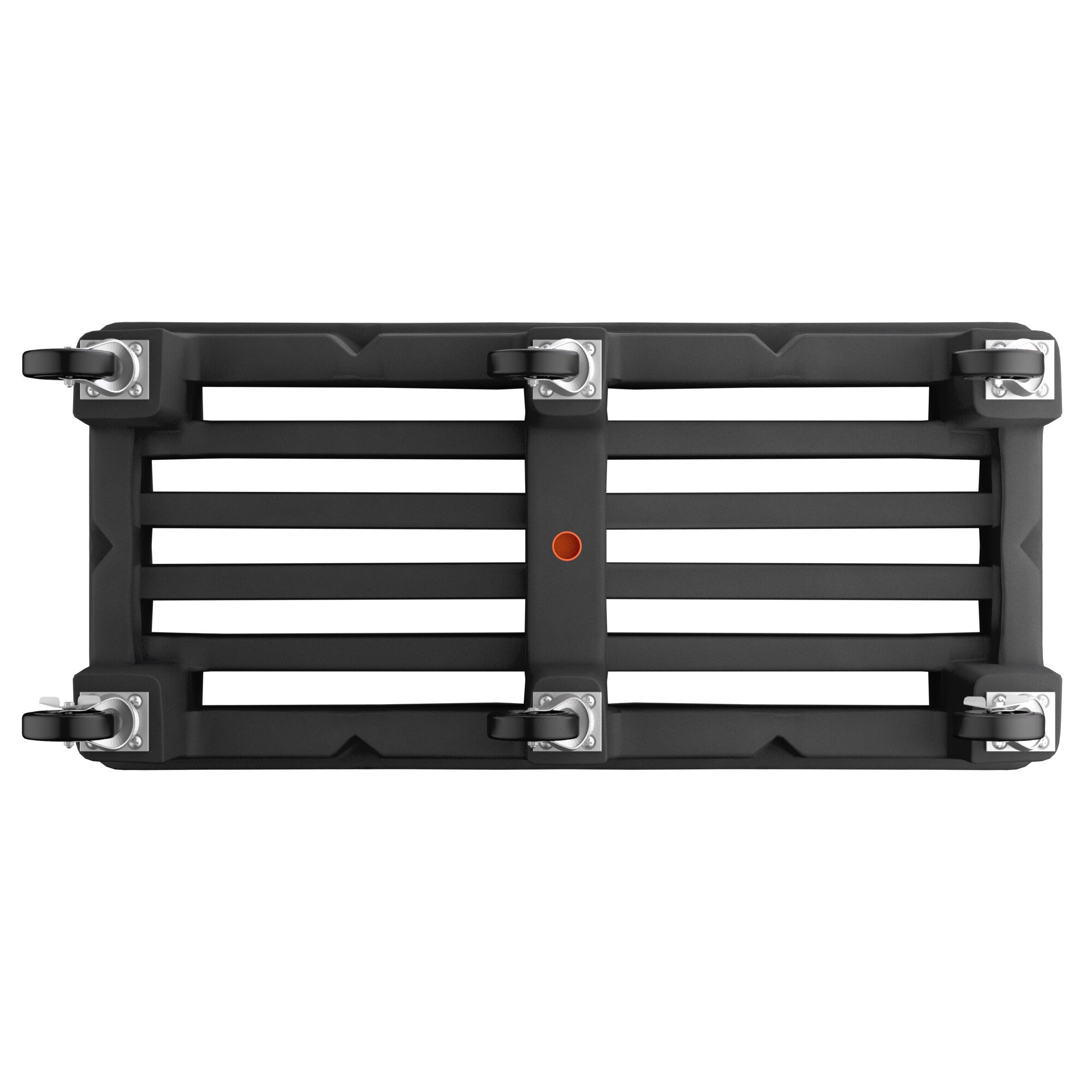 Regency 48" x 22" x 16" Black Plastic HeavyDuty Dunnage Rack with