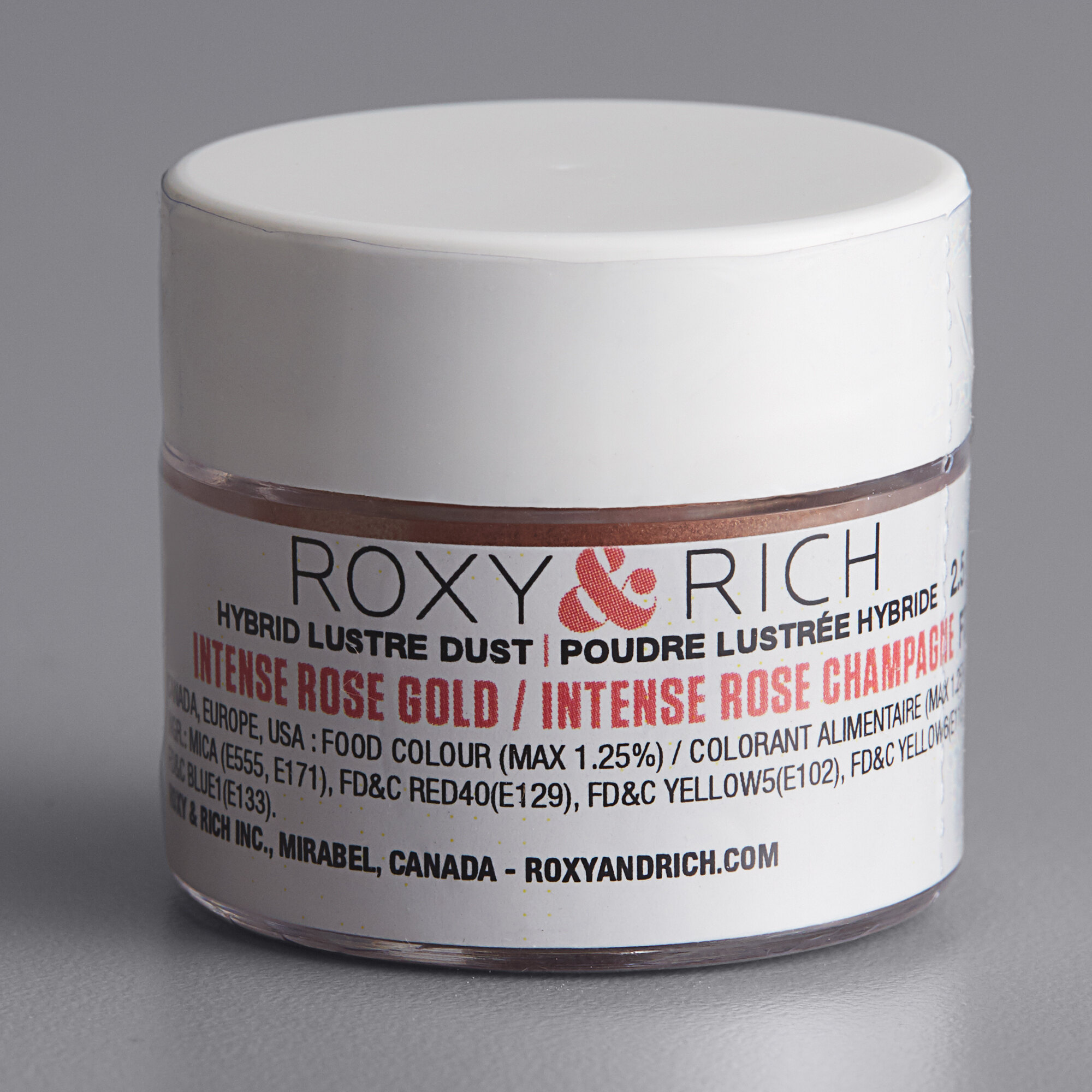Roxy & Rich 2.5 Gram Intense Rose Gold Lustre Dust