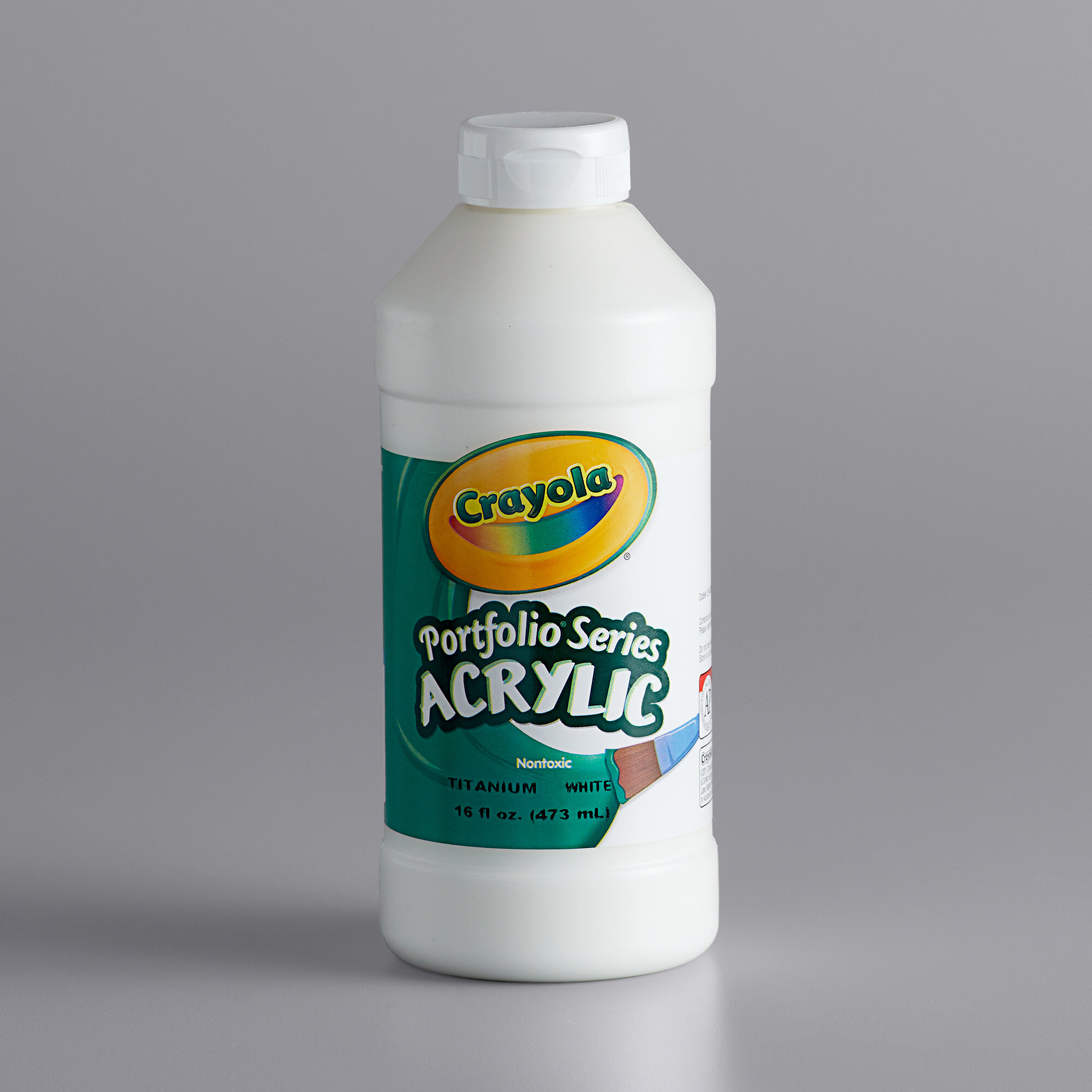 Crayola 204016432 Portfolio Series 16 oz. White Acrylic Paint