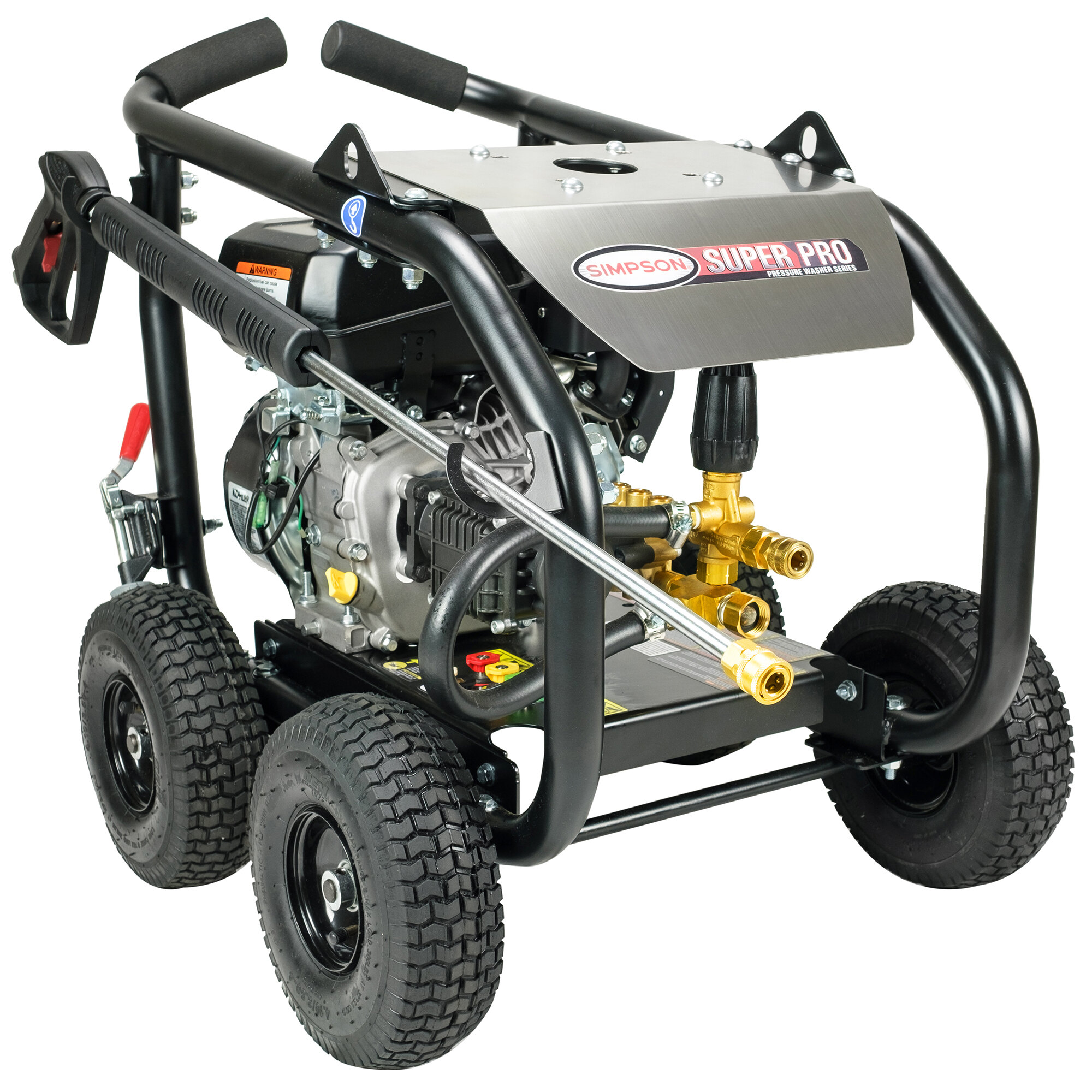 Simpson 65201 Super Pro Pressure Washer with Roll Cage, Kohler Engine