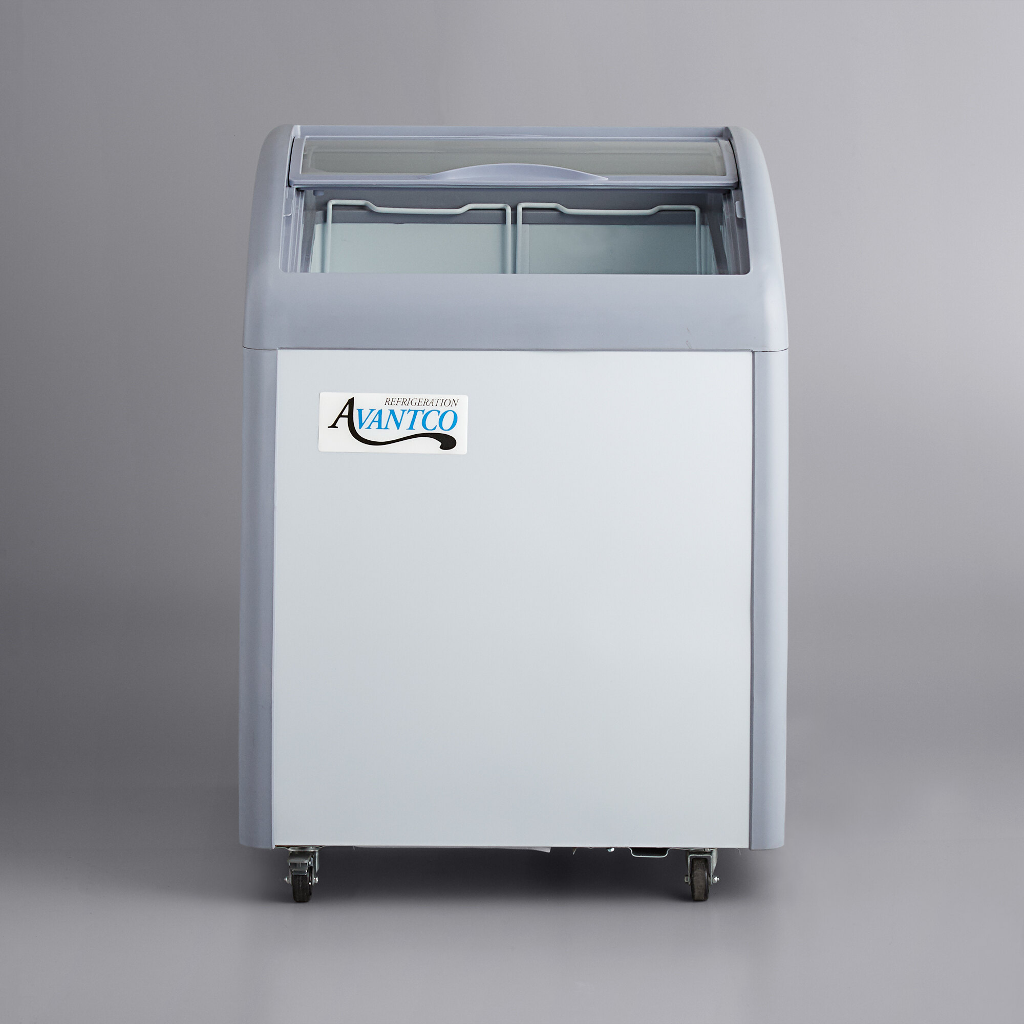 Avantco DFC6HC 26 1/4" Curved Top Display Ice Cream Freezer