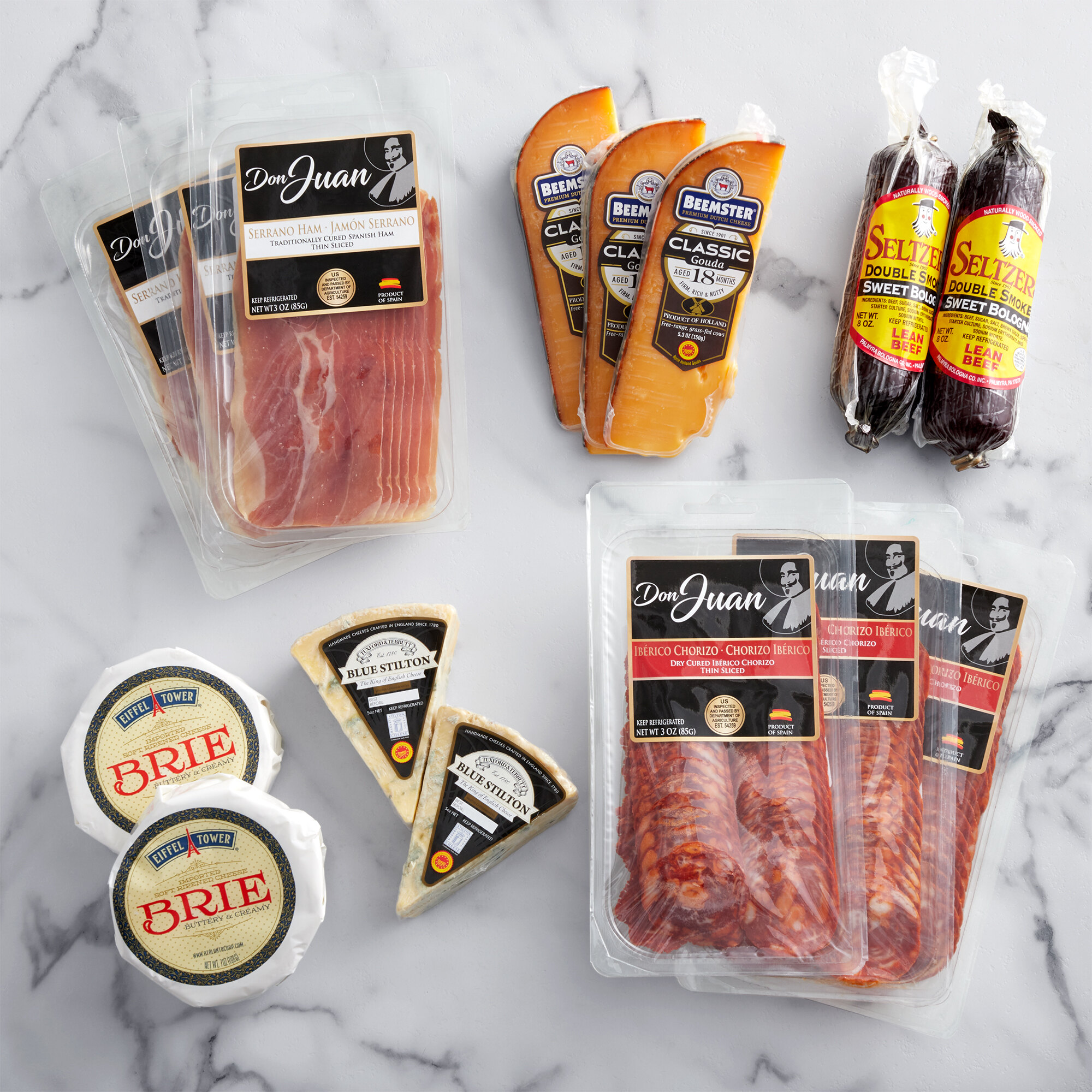 Charcuterie Kit Prosciutto, Chorizo, Brie, Havarti, & More!