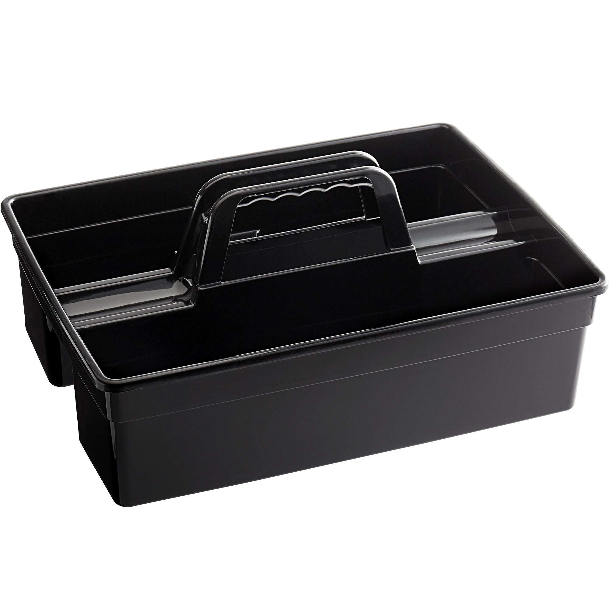 Rubbermaid 1880994 Black Executive Divided Carry Caddy
