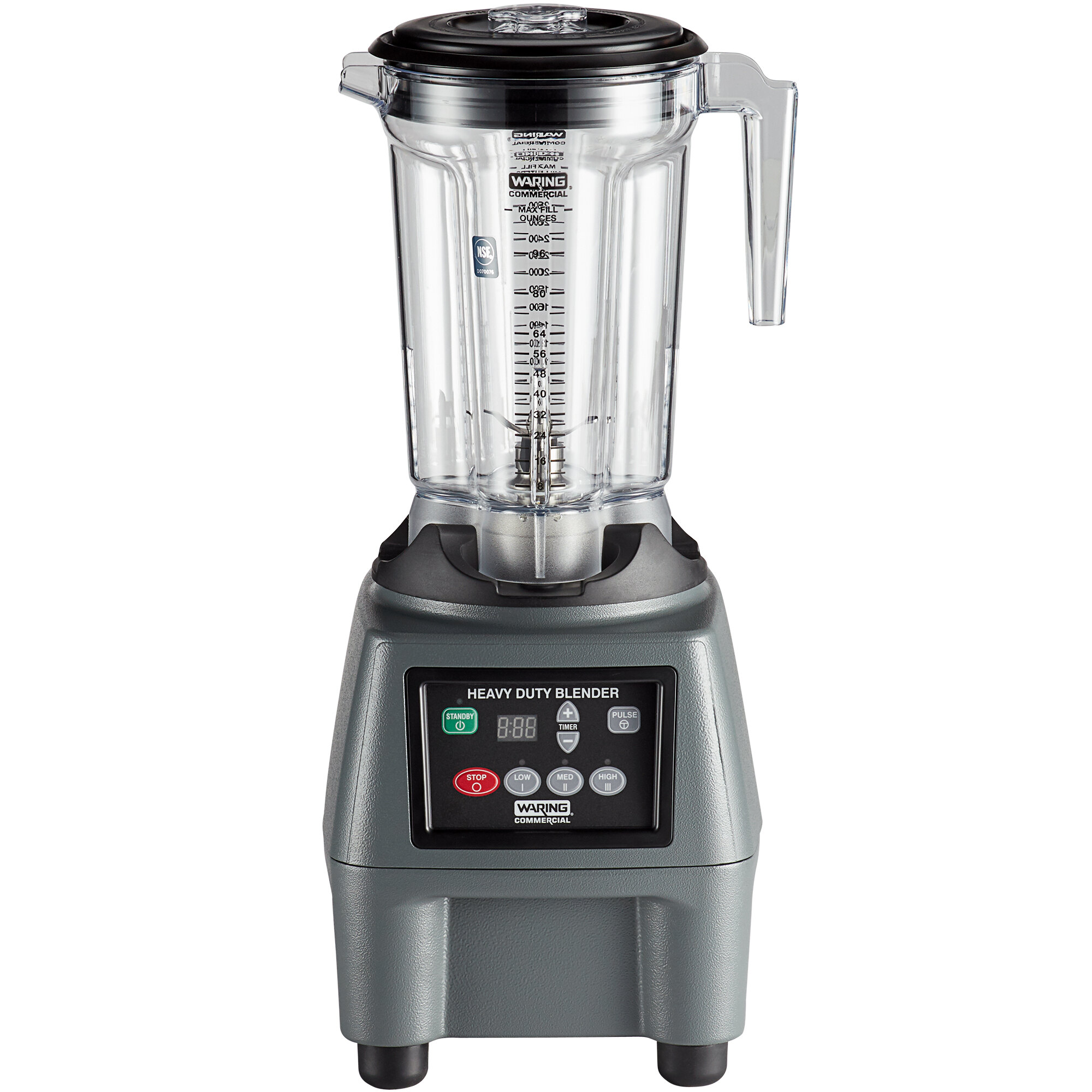 Waring CB15TP 3 3/4 hp Commercial Food Blender with Timer and 1 Gallon ...