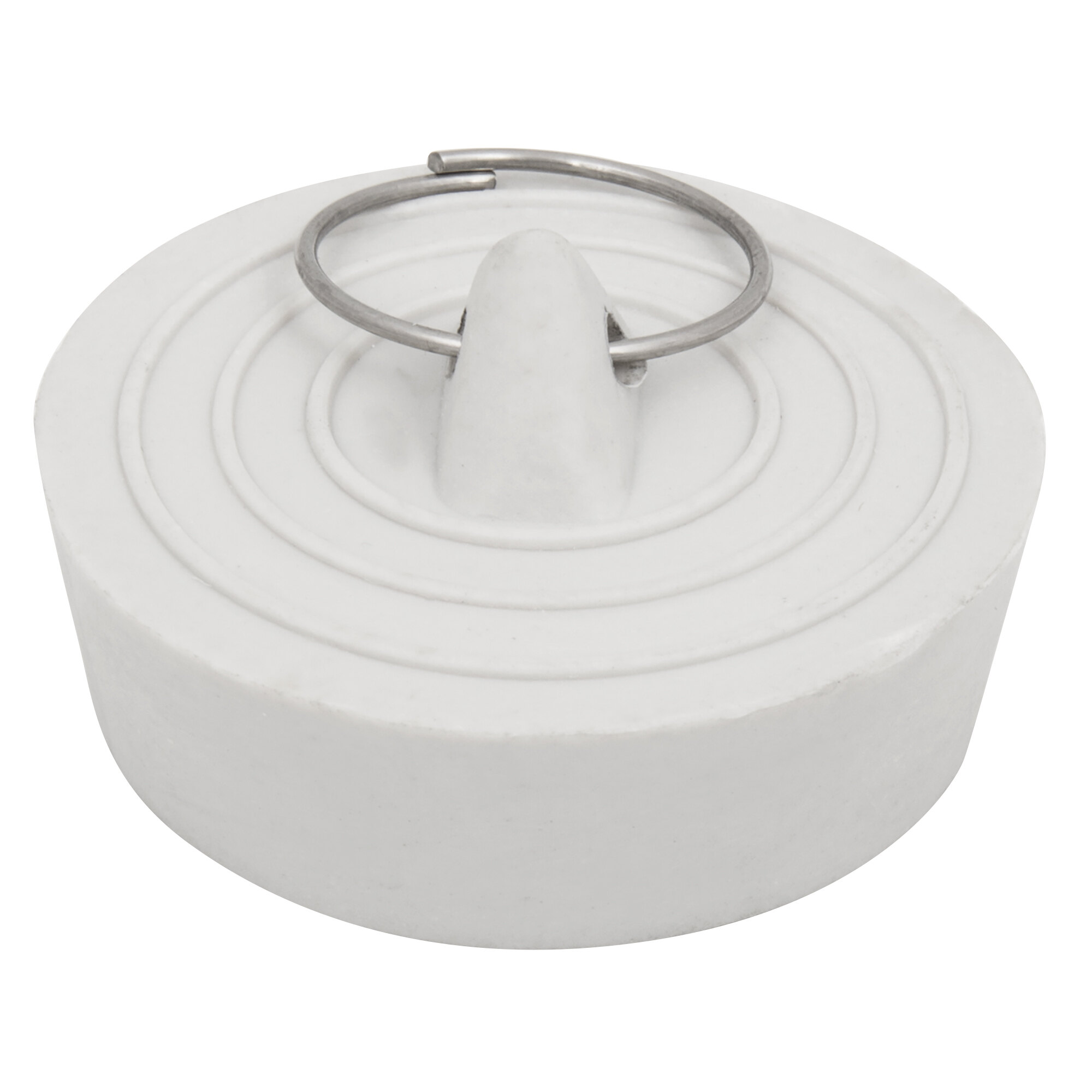 3-Piece Assorted Rubber Sink Stoppers For Bathroom Drains (1, 1-1/4, 1-1/2 Inch) With Stainless Steel Knobs