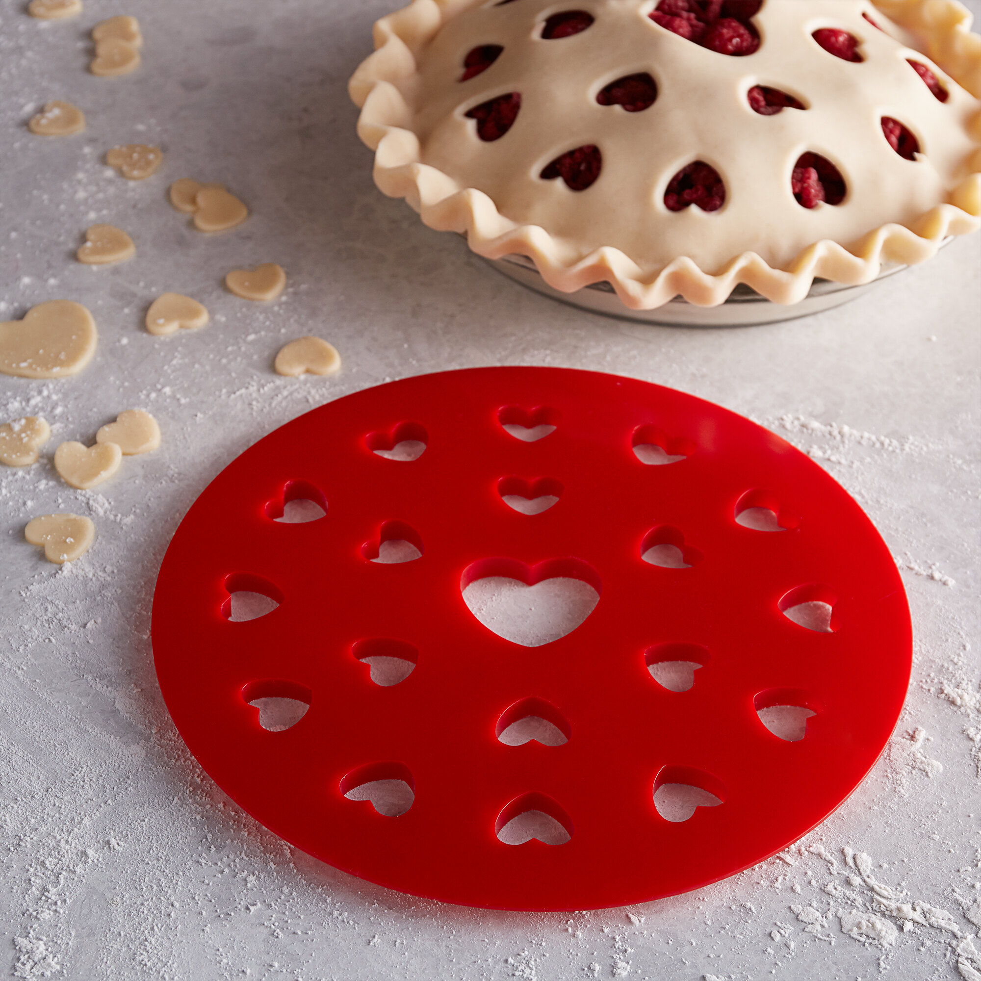 9 3/4" HeartShaped Pie Crust Cutter staurantStore