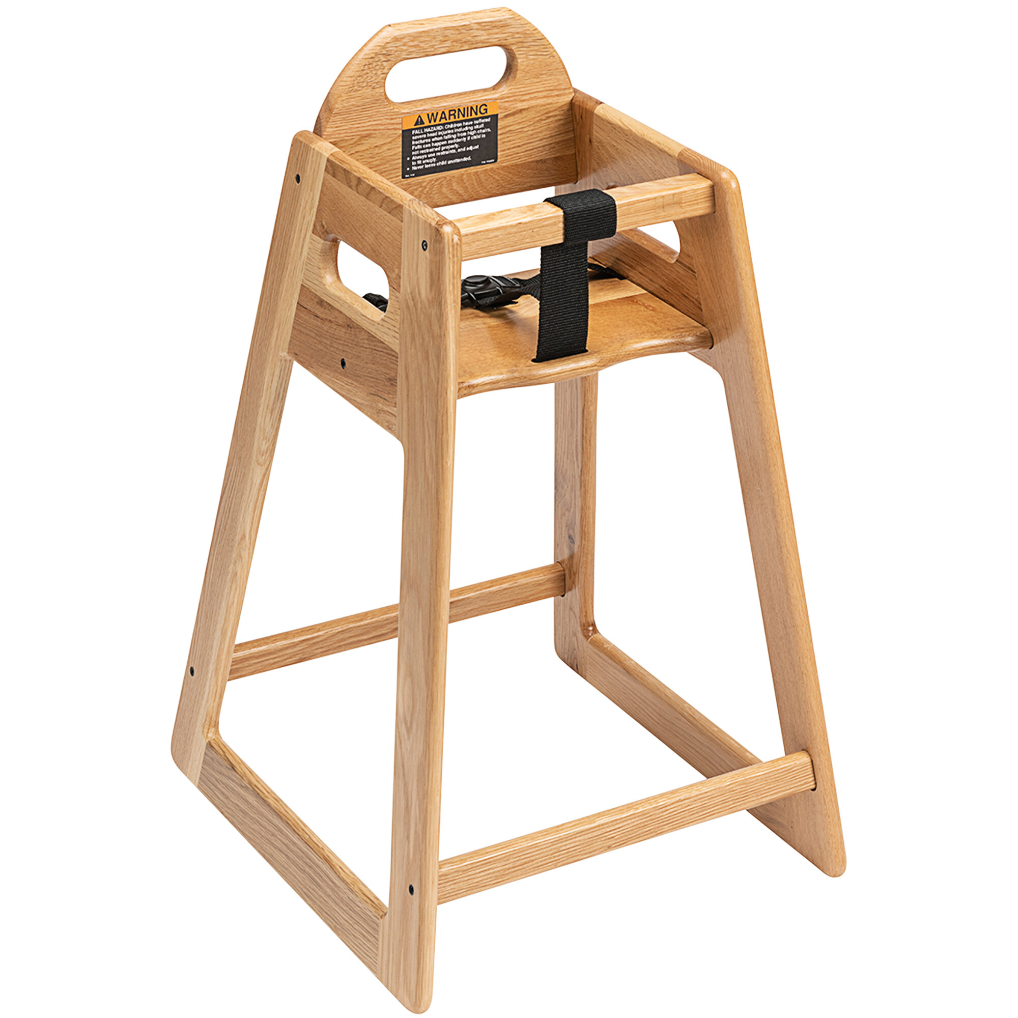 Tomlinson 1026580 36" Restaurant Wood Bar Height High Chair with