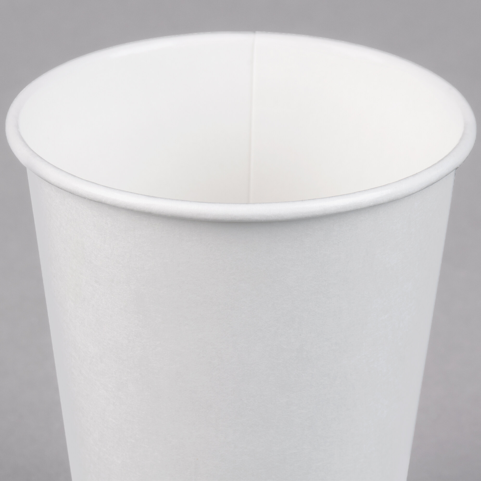 Solo 412WN-2050 12 oz. White Poly Paper Hot Cup - 1000/Case