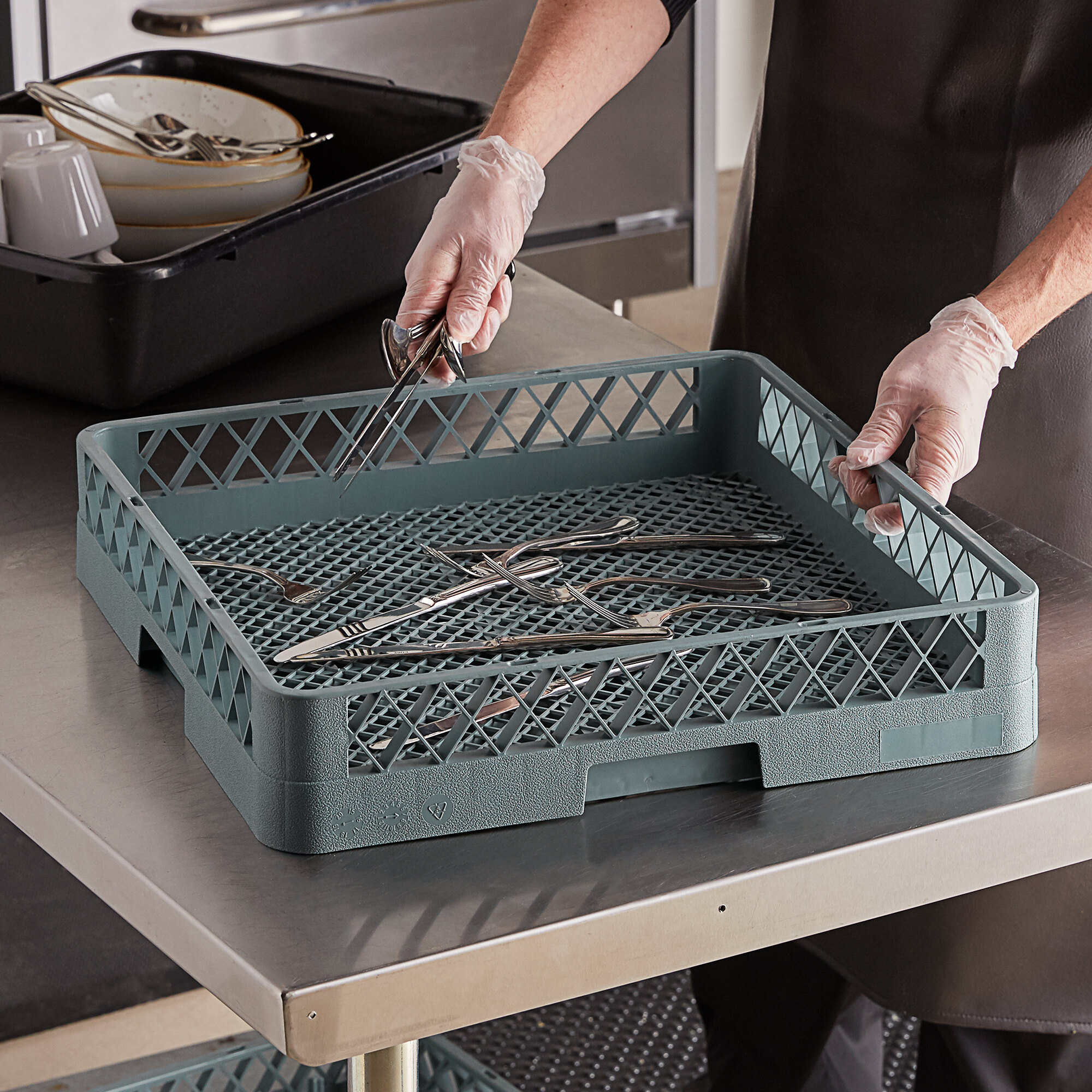 Flatware Rack Cater Rack Noble Products Full-Size Combination / Flatware Rack with Open Sides