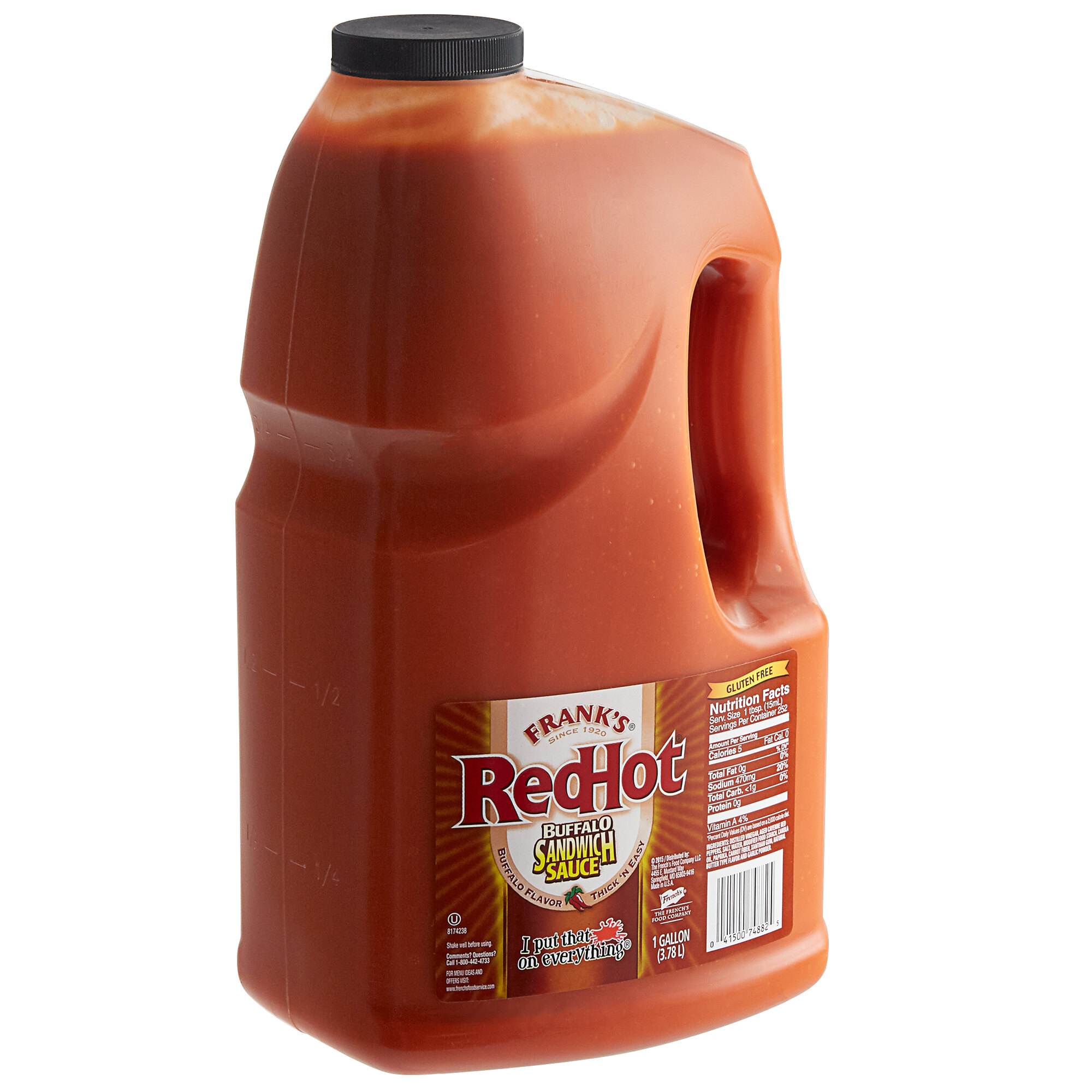 Frank's RedHot 1 Gallon ReadytoUse Buffalo Sandwich Sauce