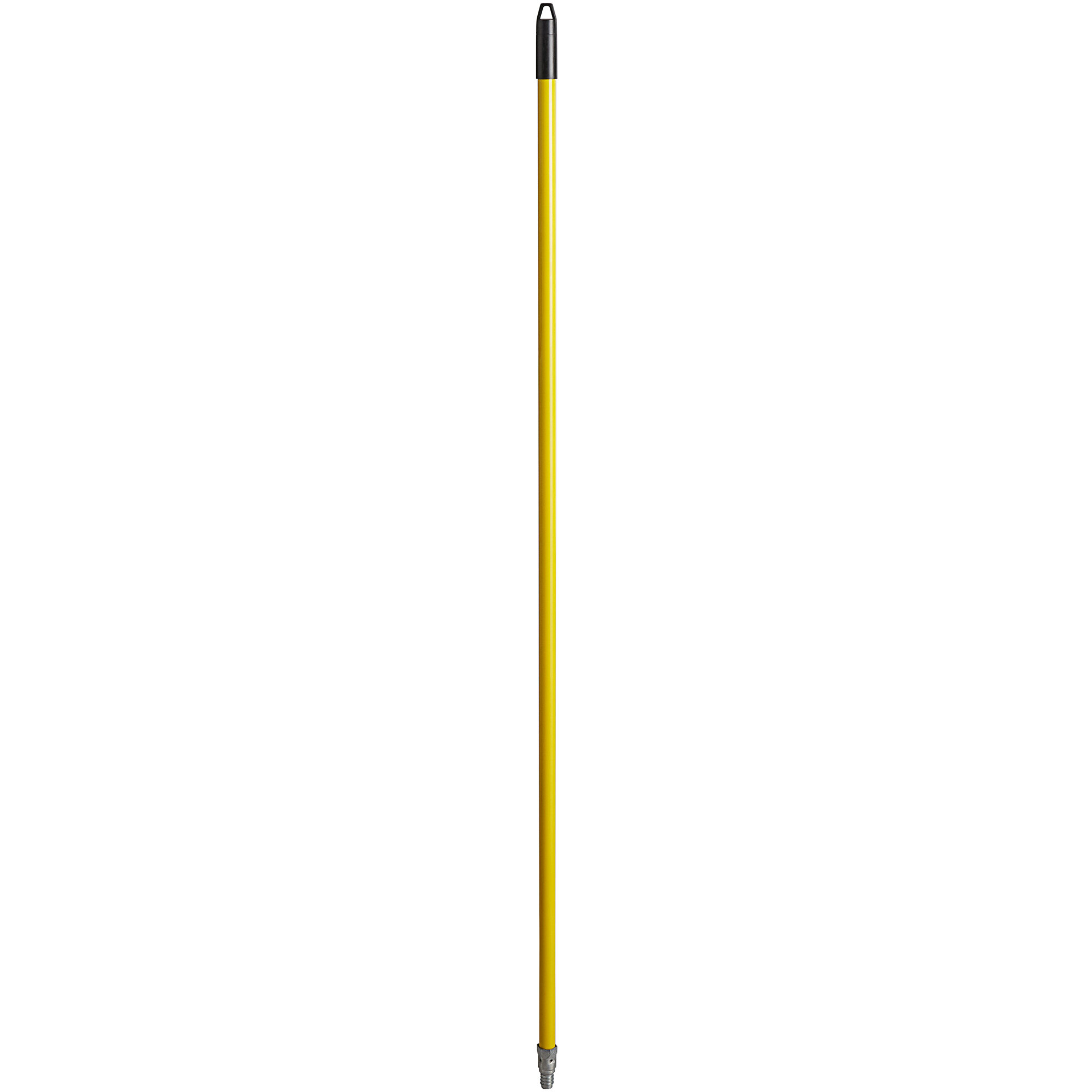 Continental M119060 60" Yellow Threaded Metal Broom Handle