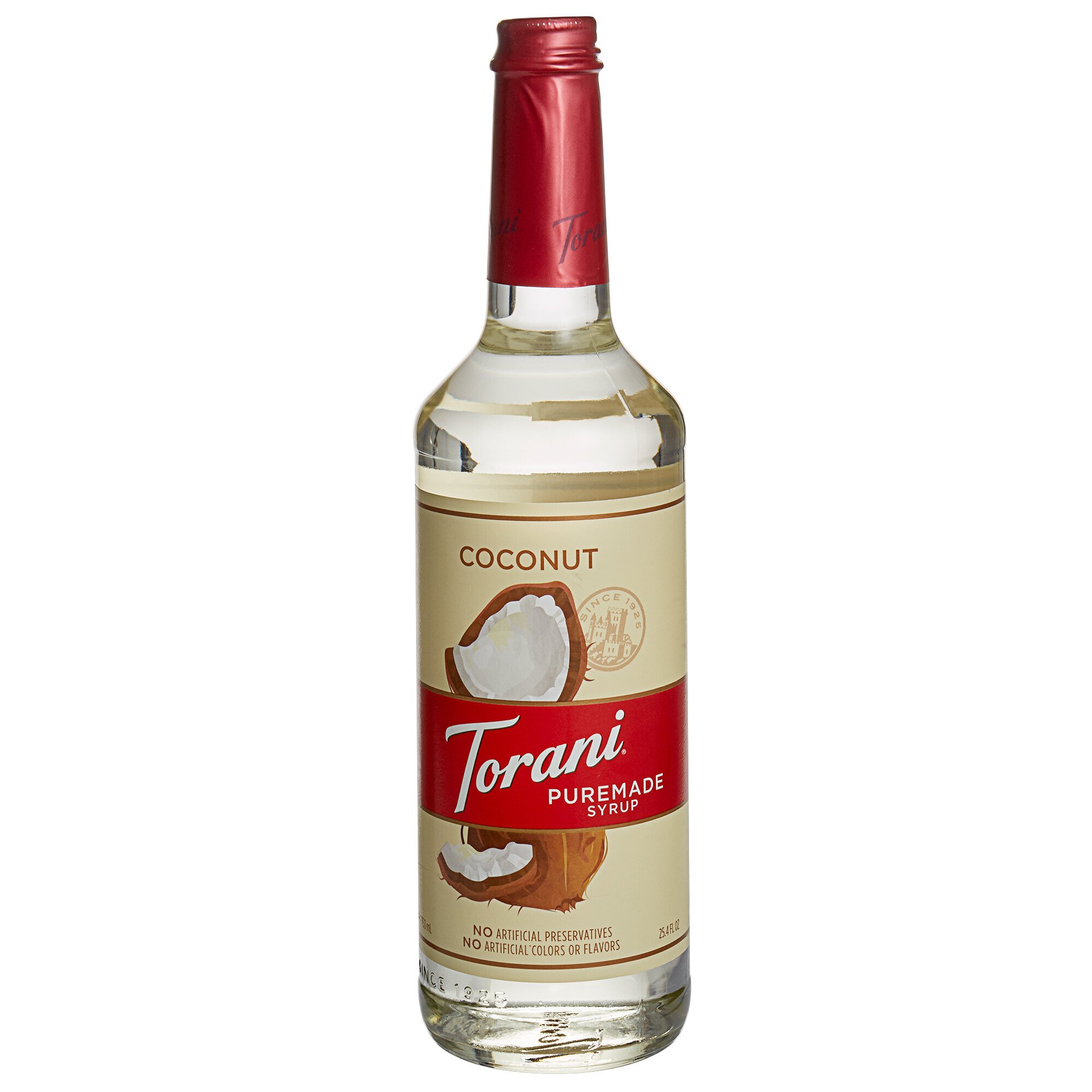 Torani 750 Ml Puremade Coconut Flavoring Syrup