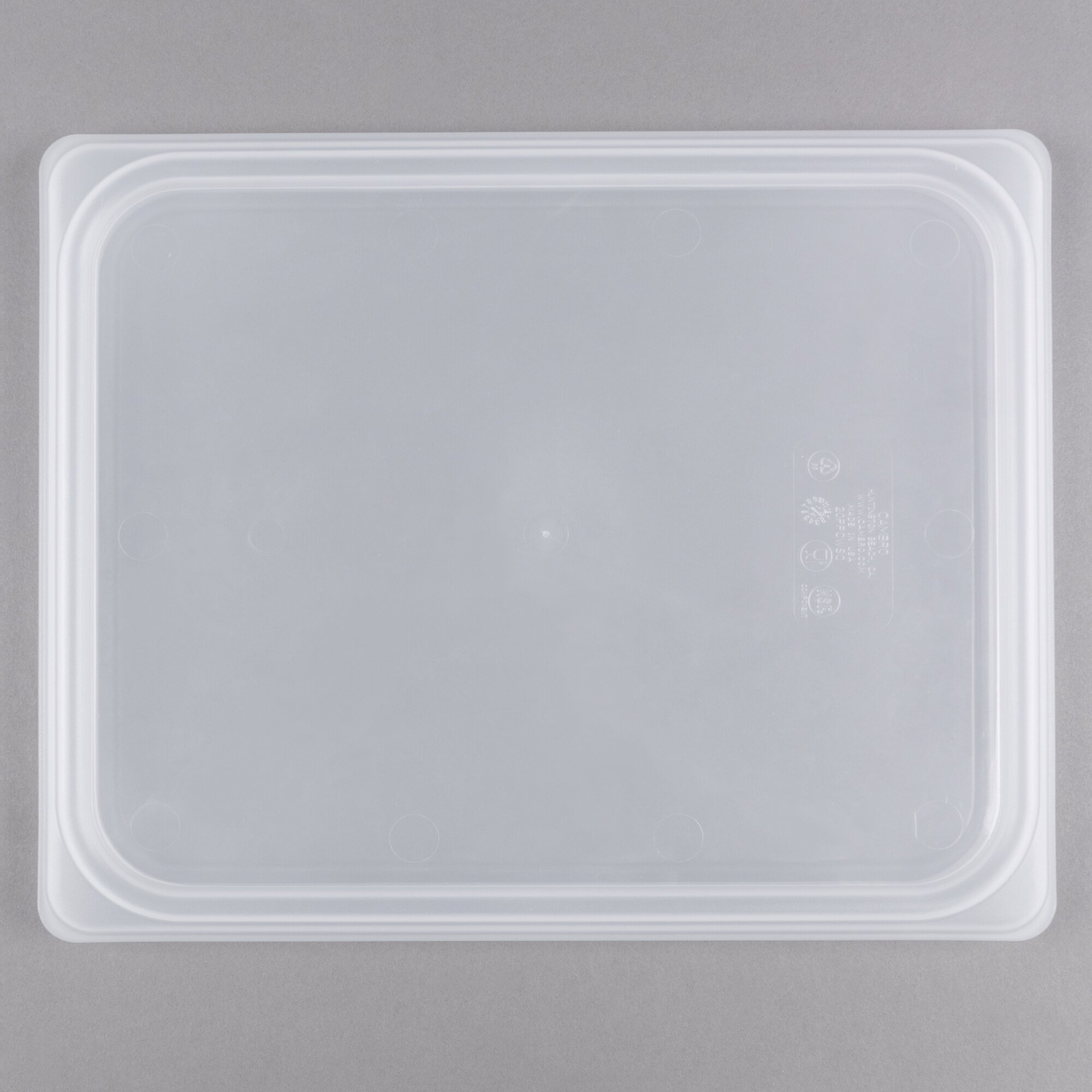 Cambro 20PPCWSC190 Camwear 1/2 Size Translucent Seal Cover