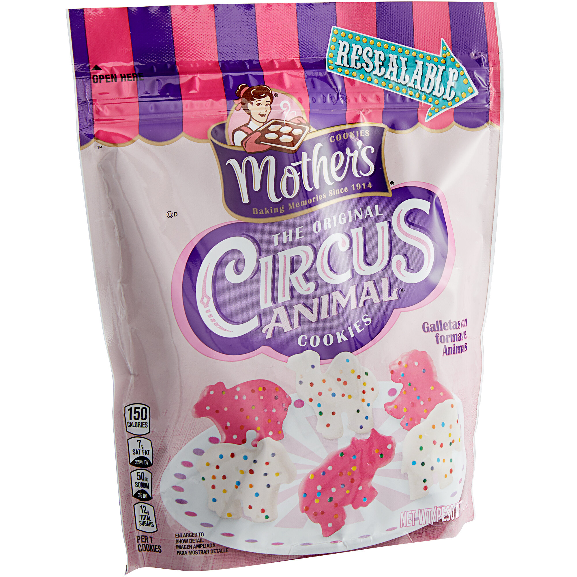 Mother's Circus Animal Cookies 11 oz. Bags (12/Case)