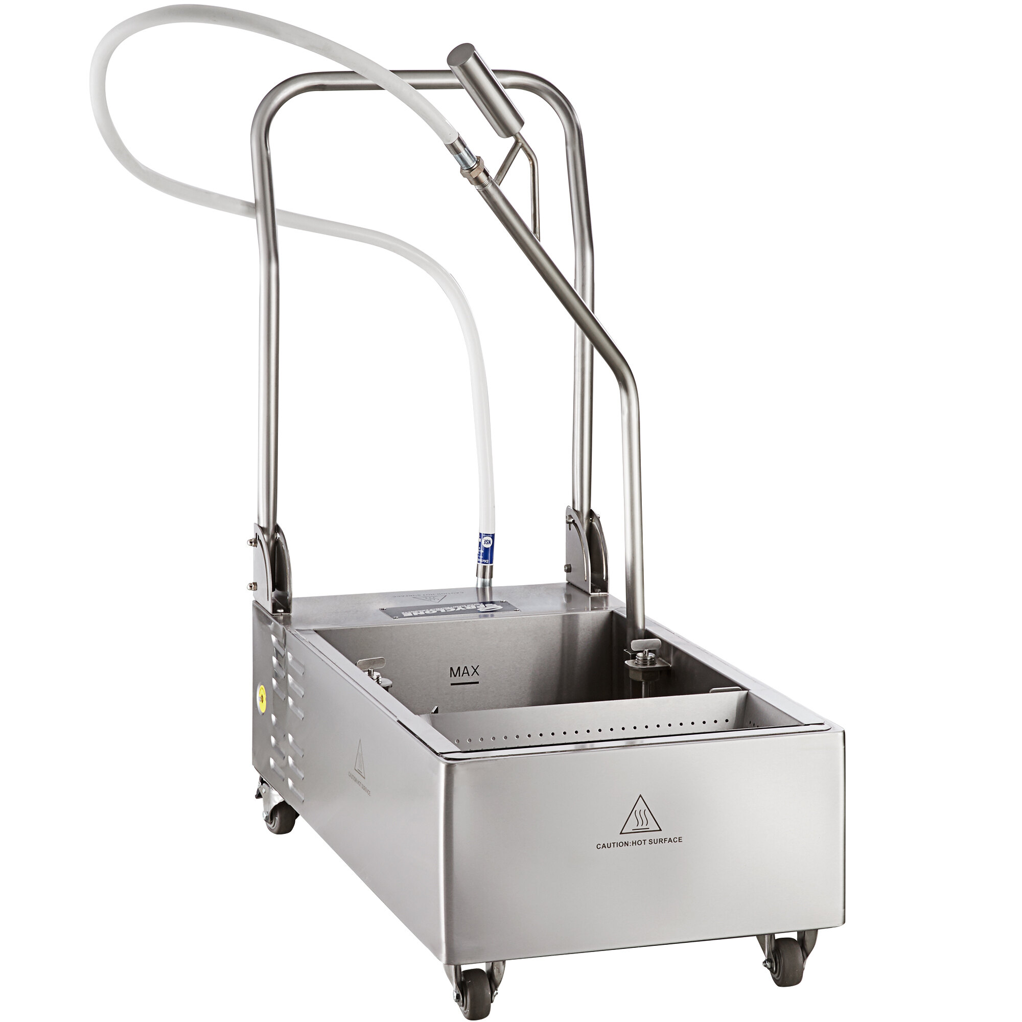 Fryclone 50 lb. Low Profile Portable Fryer Oil Filter Machine with Pump