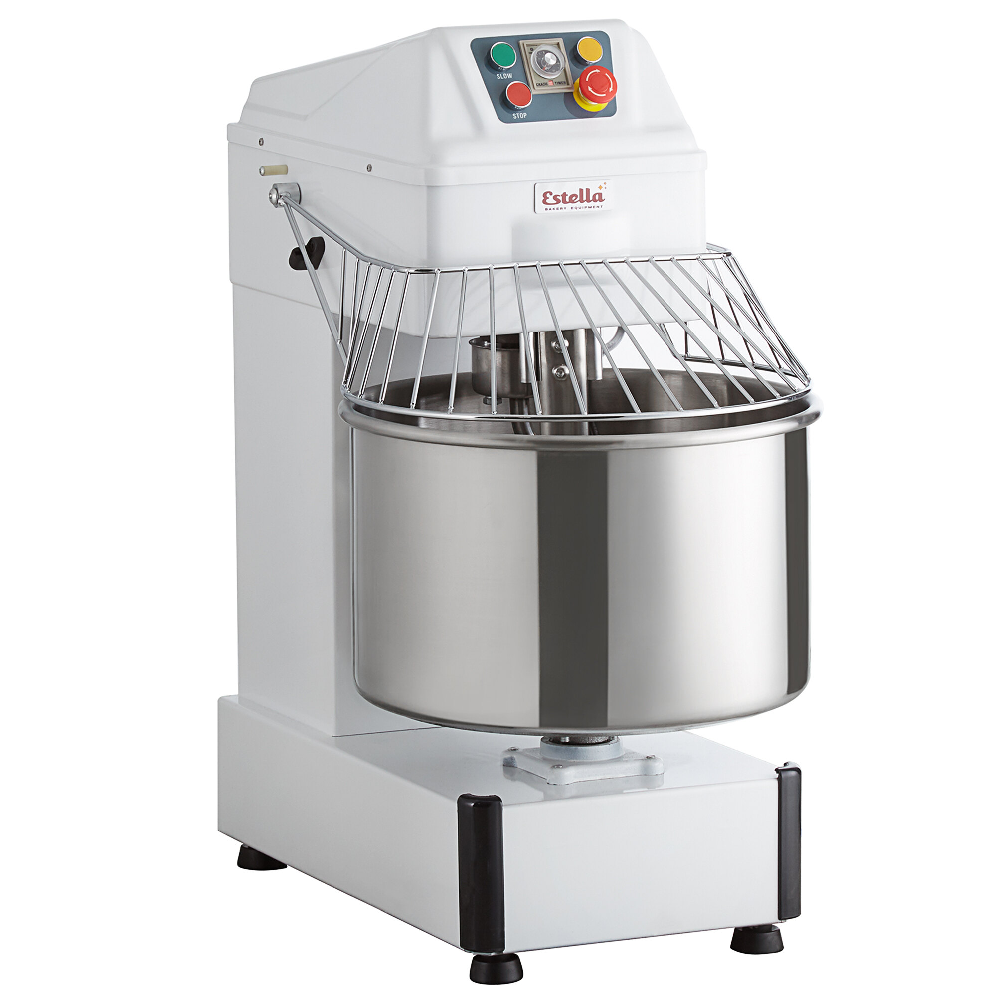 Estella SM40 40 qt. / 60 lb. TwoSpeed Spiral Dough Mixer 240V, 4 HP