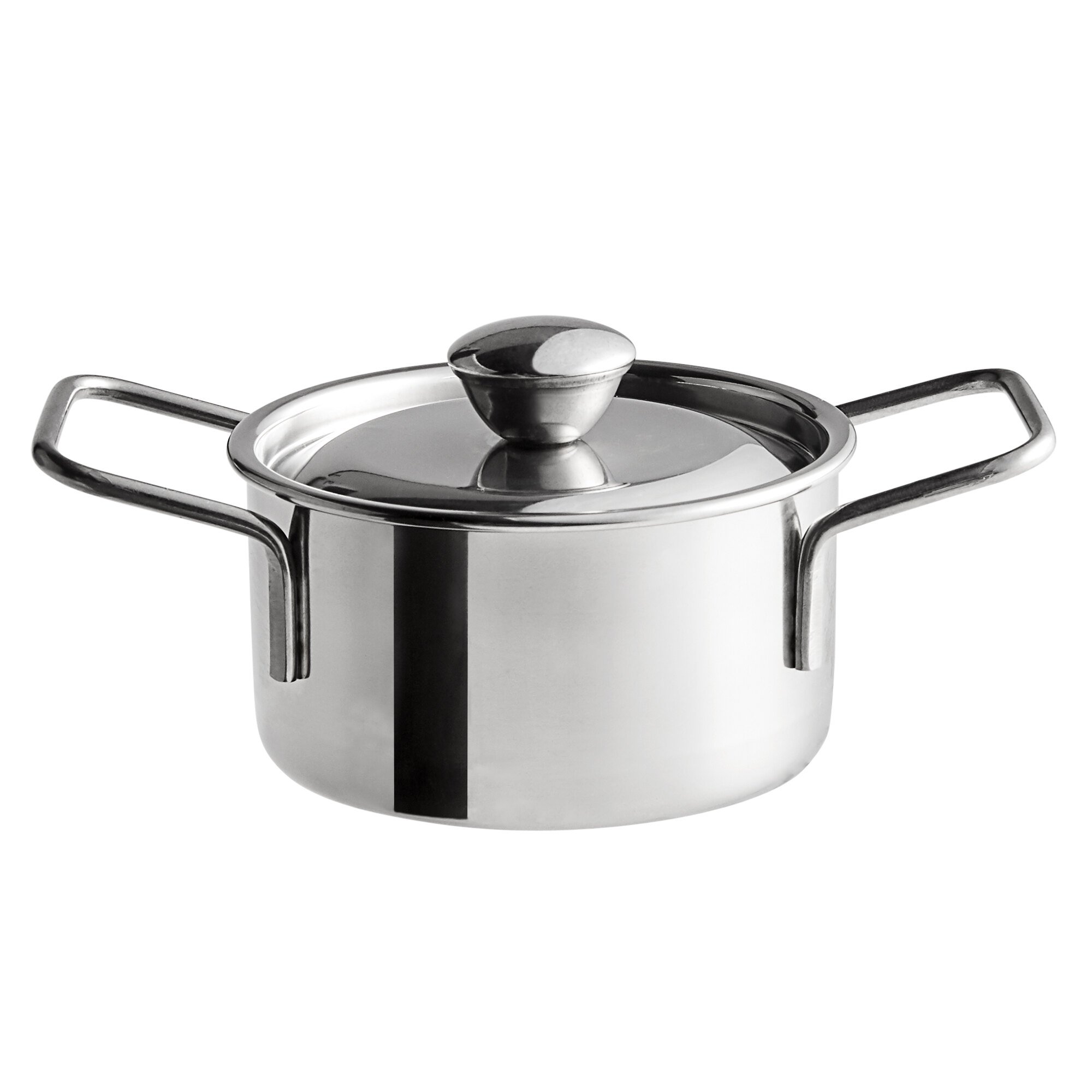 Vollrath 59772 10.3 oz. Round Mini Stainless Steel Casserole Dish with