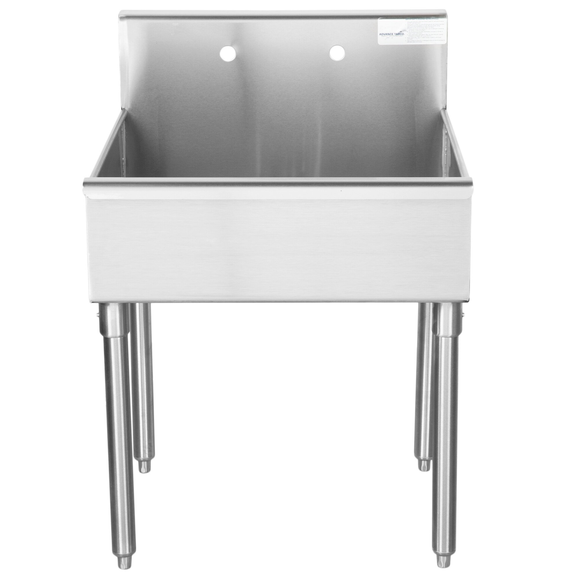 Advance Tabco 4OP18 Economy Service Sink Leg Mounted 24"