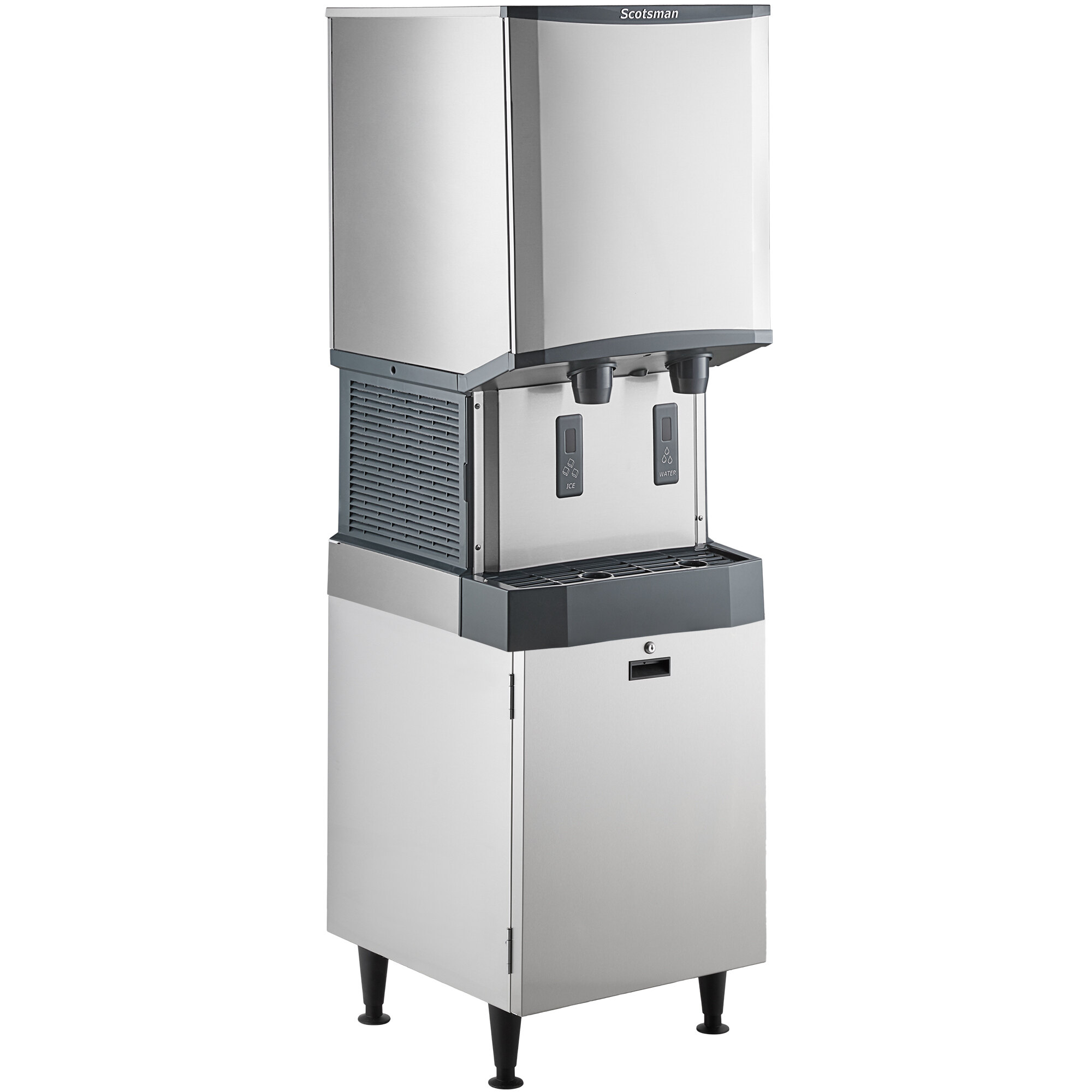 Scotsman HID540W-1 Meridian Countertop Water Cooled Ice Machine and ...