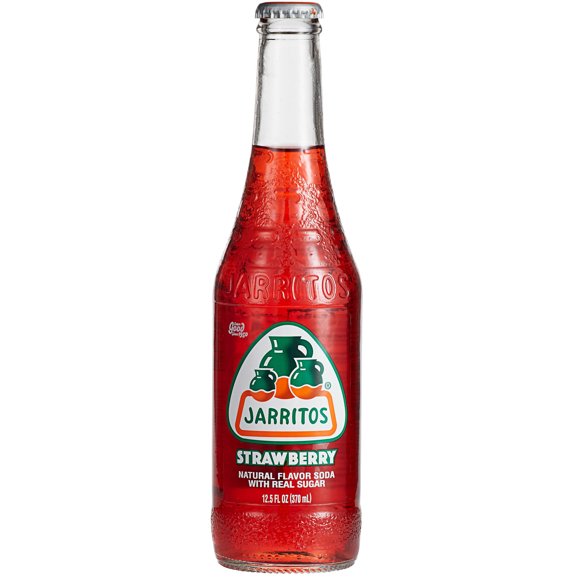 Jarritos 12.5 fl. oz. Strawberry Soda 24/Case