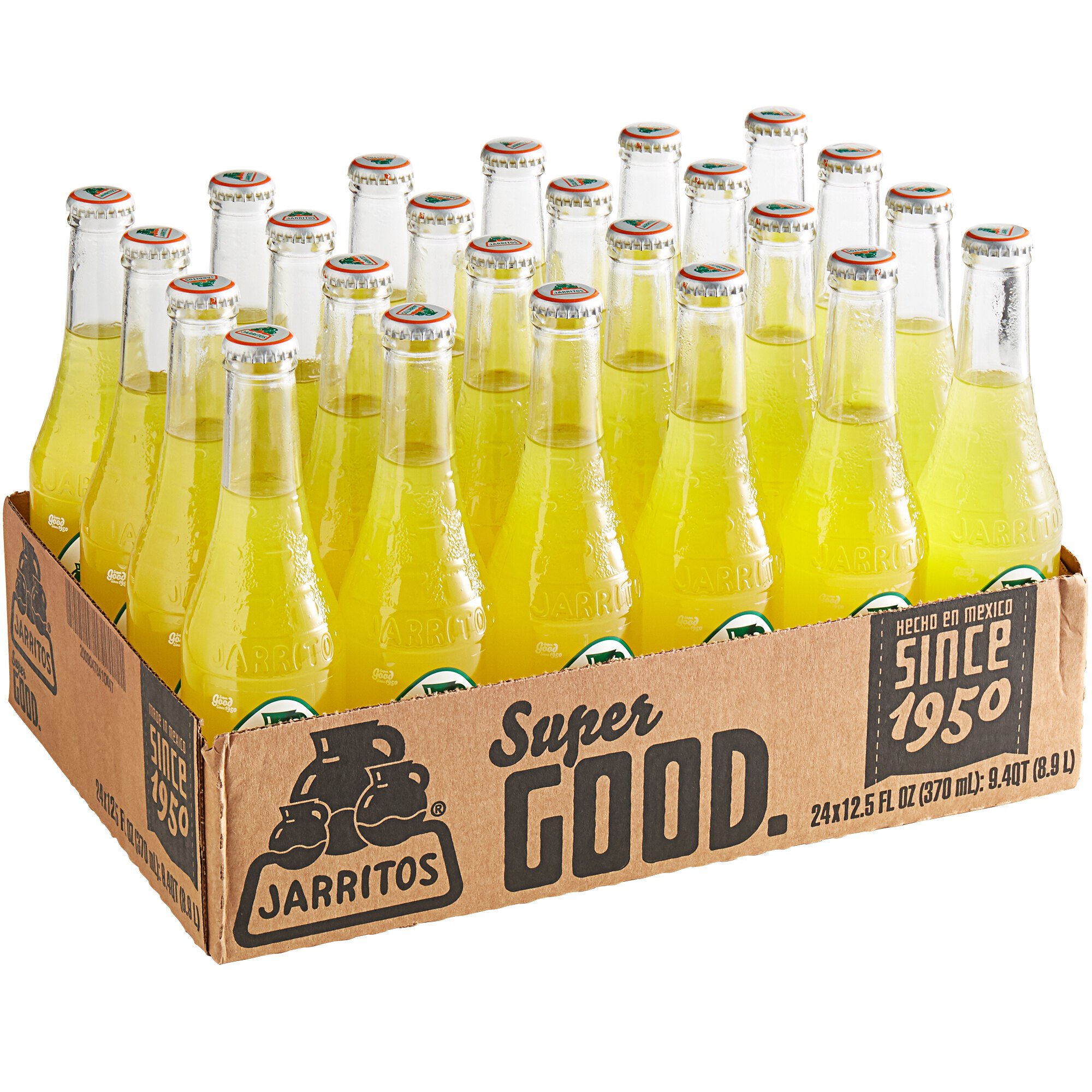 Jarritos 12.5 fl. oz. Pineapple Soda 24/Case