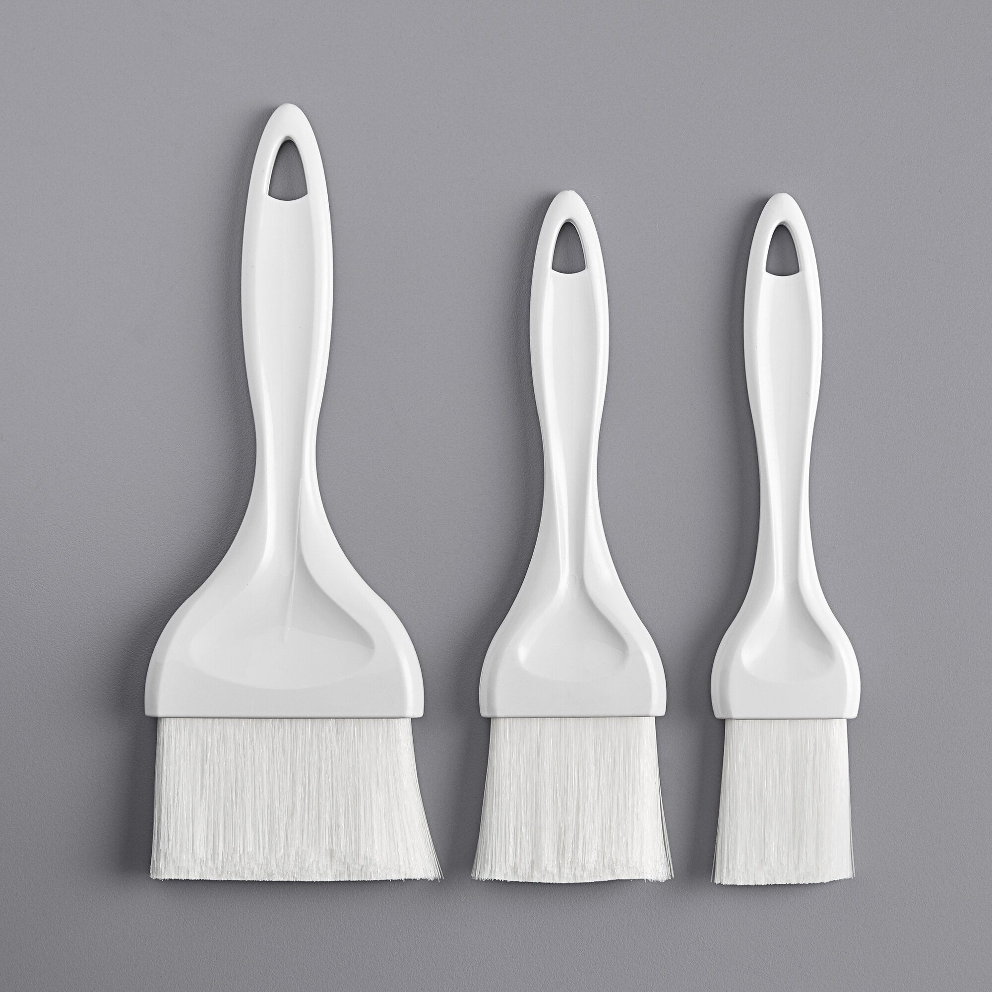 3Piece Nylon Bristle Pastry / Basting Brush Set