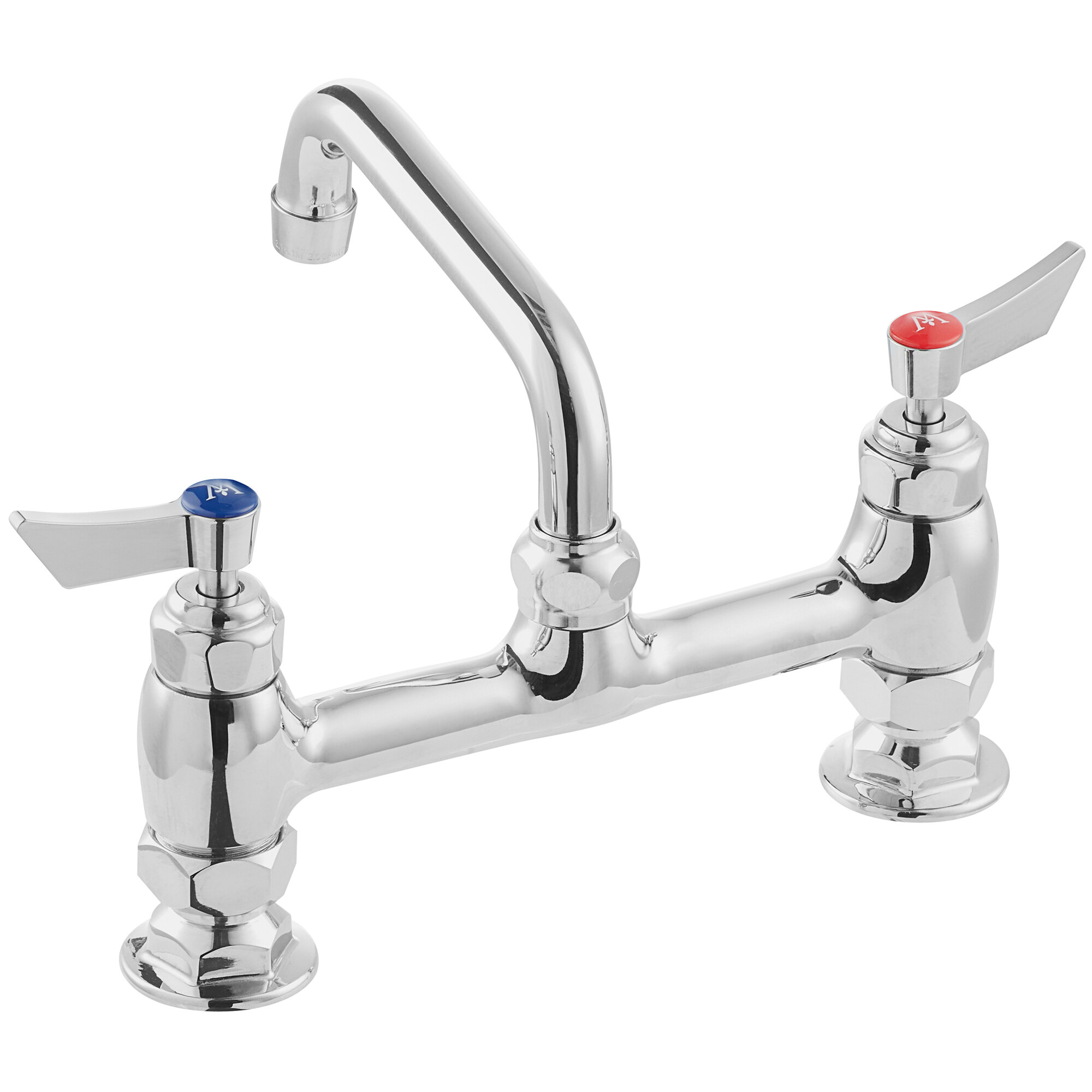 Waterloo FD86 DeckMounted Faucet with 8" Centers and 6" Swing Spout