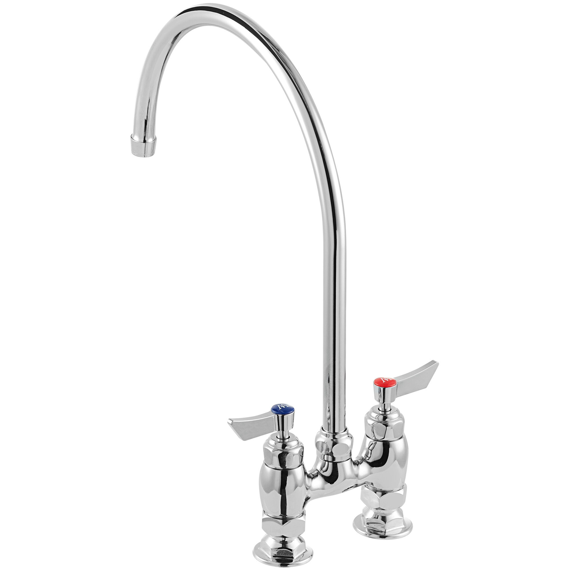 Waterloo FD412G DeckMounted Faucet with 4" Centers and 12" Swivel