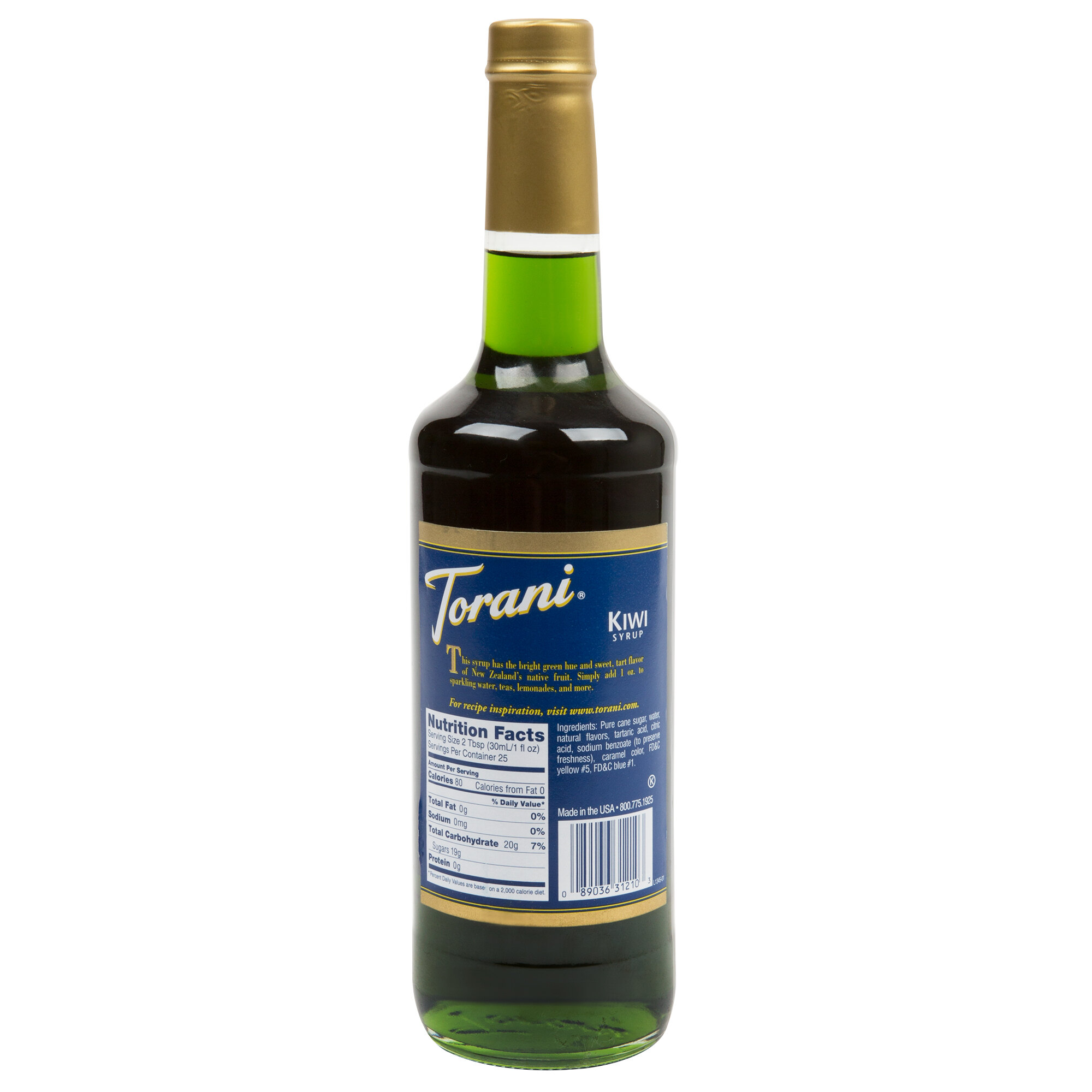 Torani Kiwi Syrup 750 mL Shop at staurantStore
