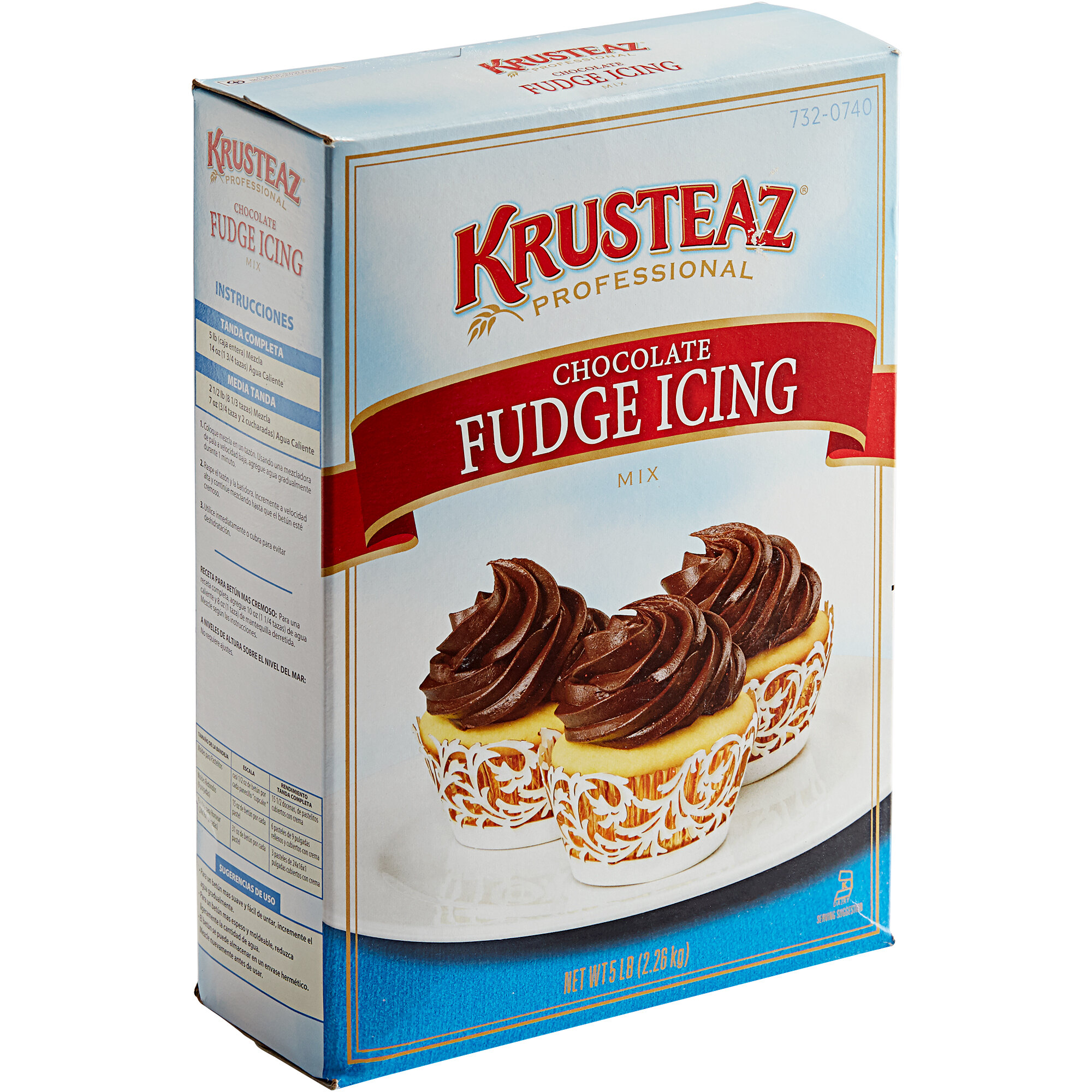 Krusteaz Professional 5 lb. Chocolate Fudge Icing Mix 6/Case