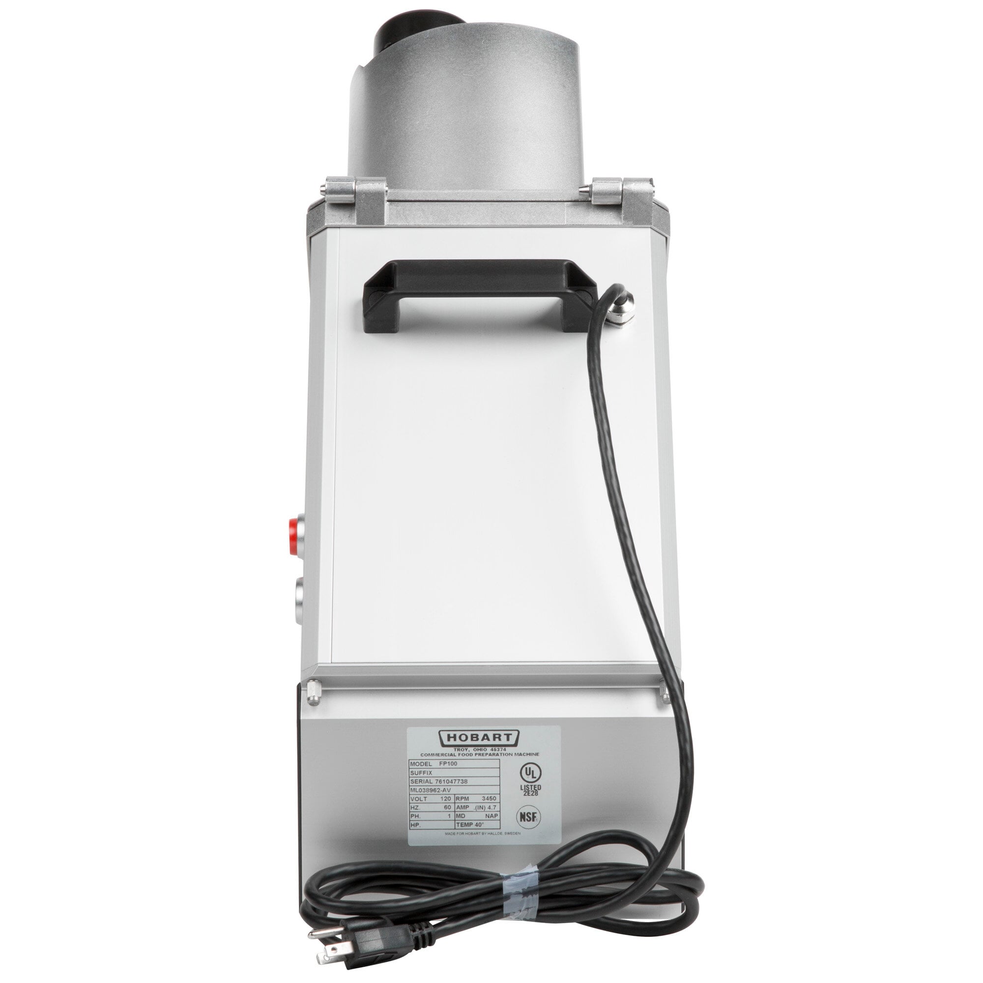 Hobart FP1001 Continuous Feed Food Processor 1/3 hp