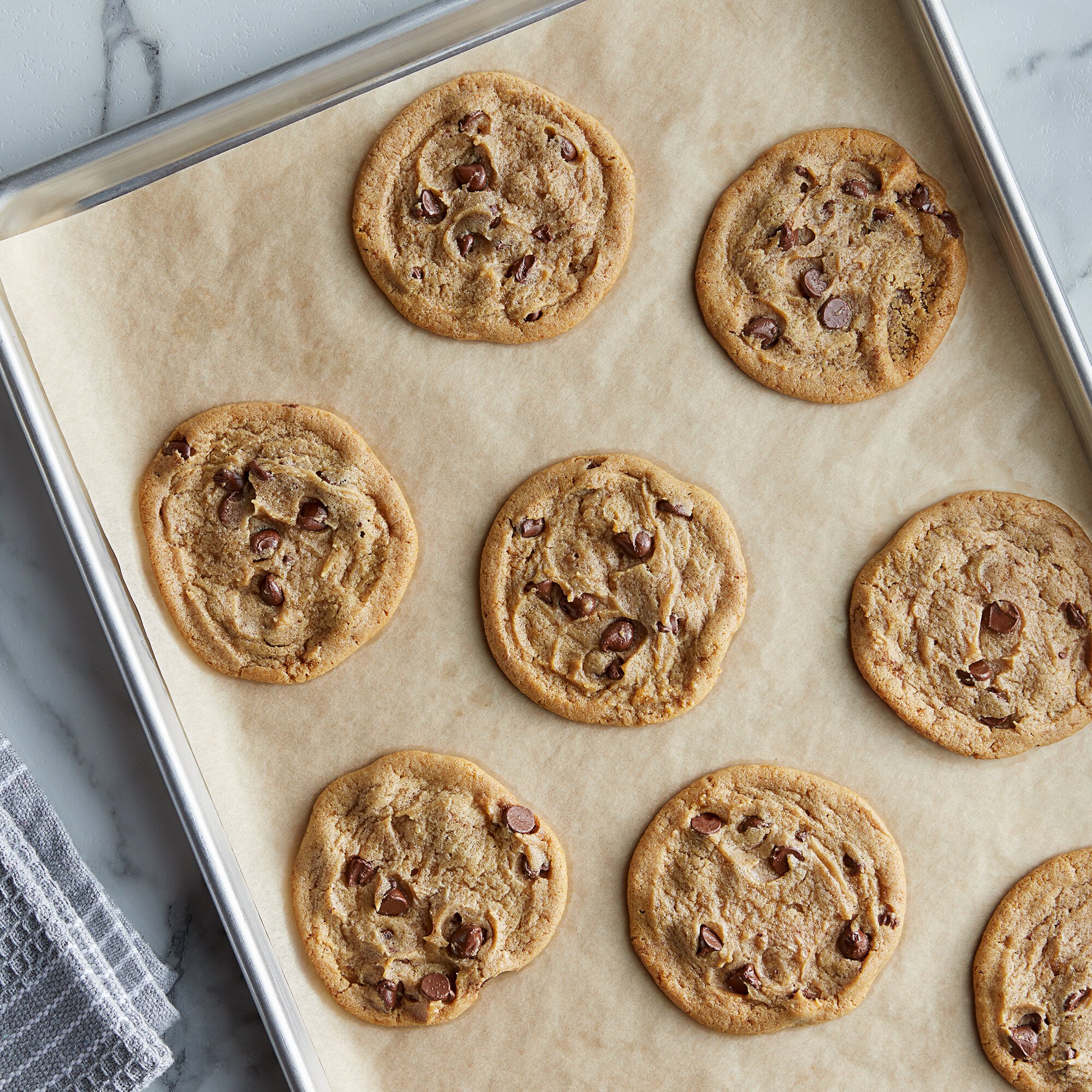 Rich's Preformed Vegan Chocolate Chip Cookie Dough - 210/Case