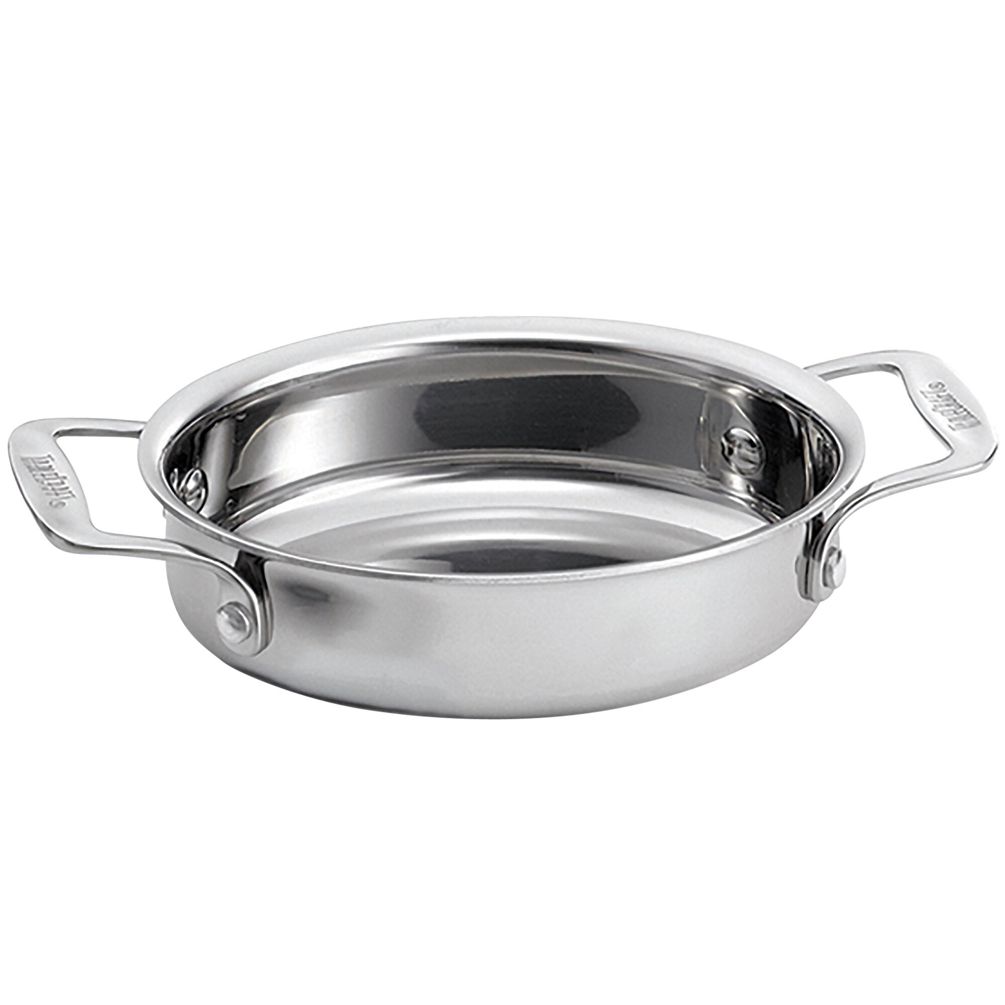 Tablecraft CW2056 24 oz. Oval Mini Stainless Steel Casserole Dish with