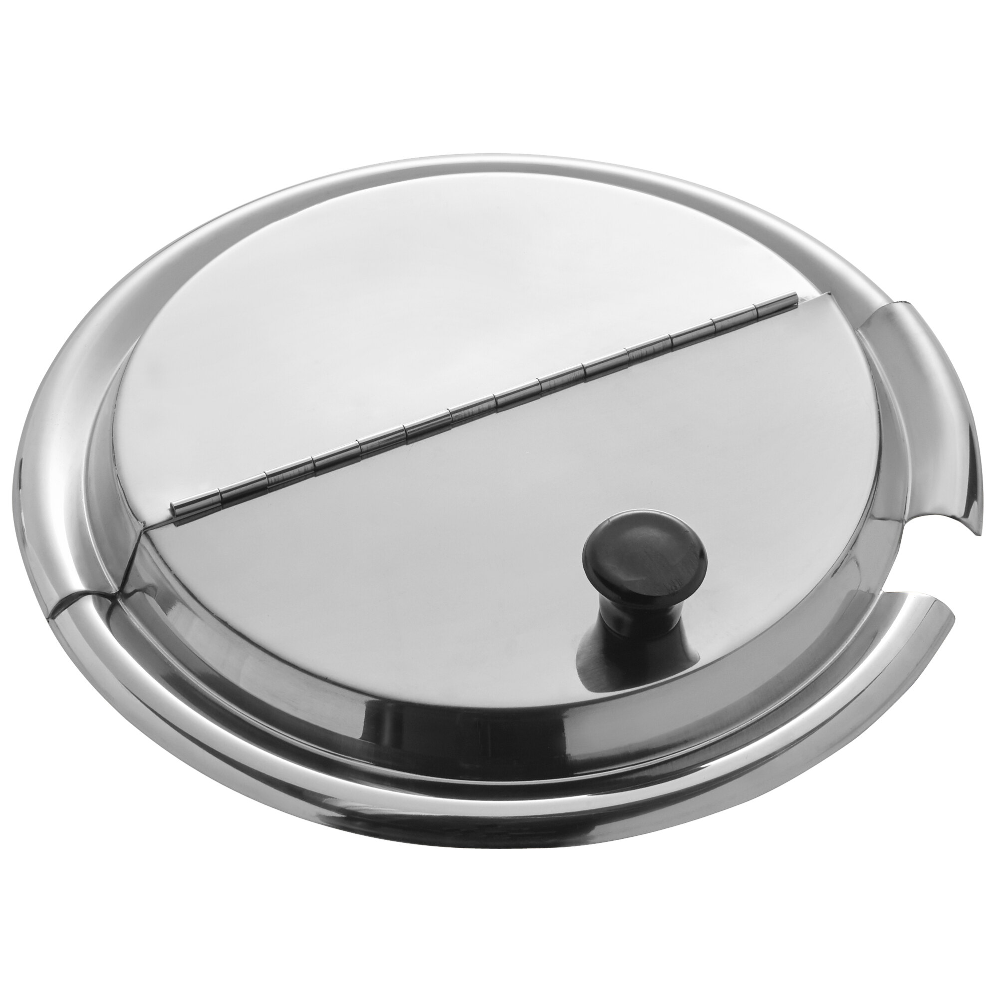 Notched / Hinged Stainless Steel Lid for 7 Qt. Inset
