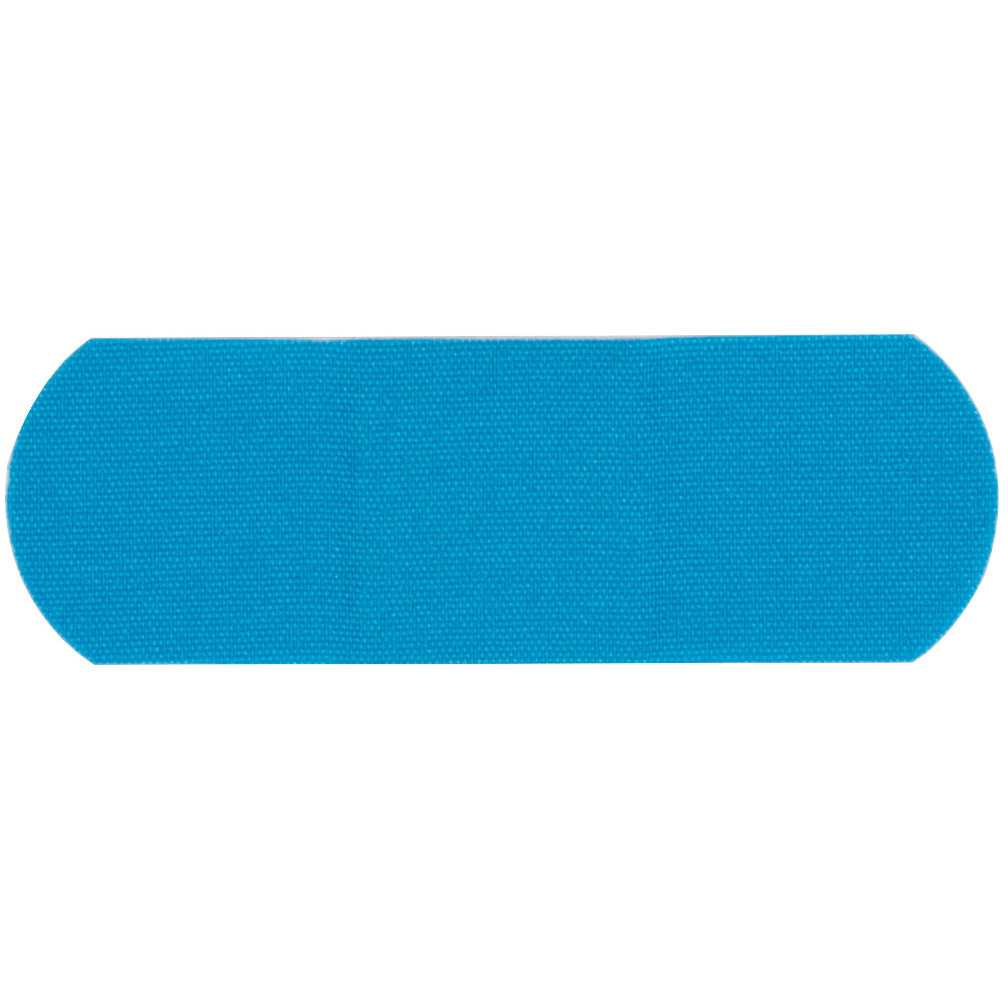 Blue Bandages: Woven Adhesive Strip Bandages - 100/Box