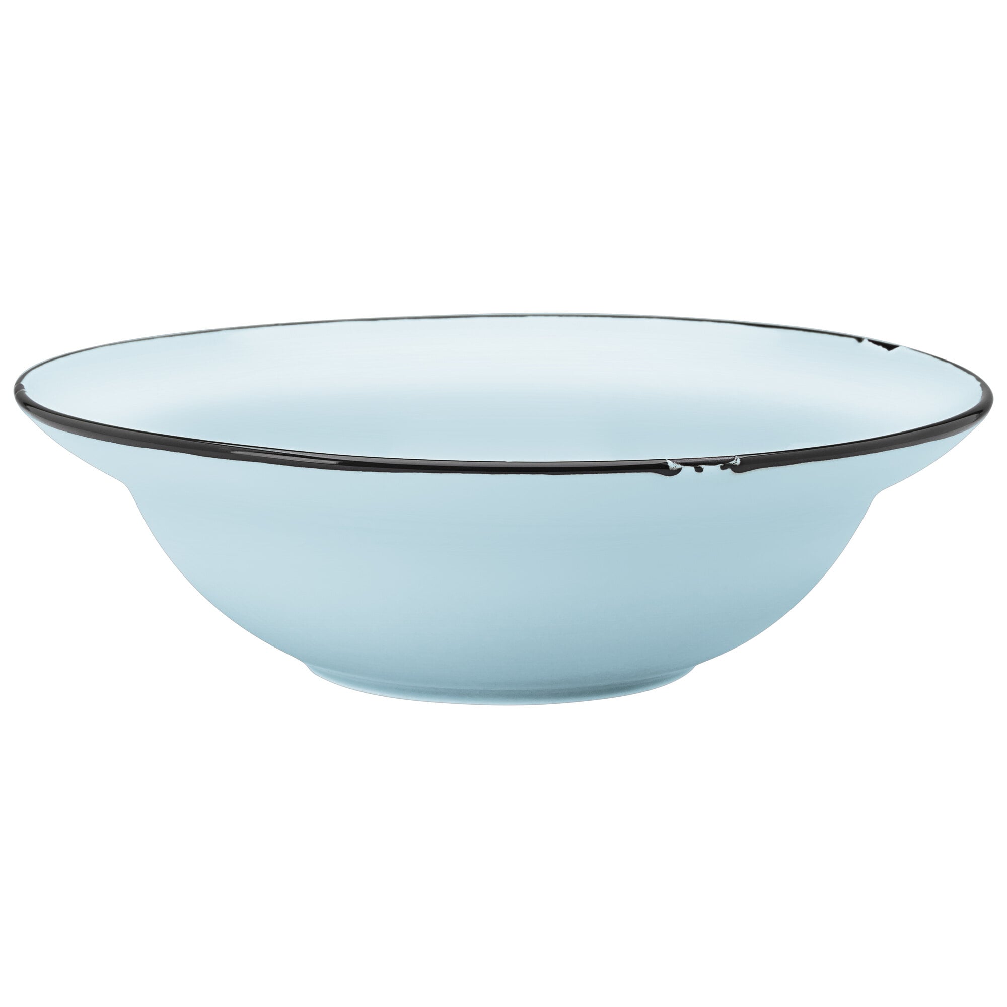 Luzerne L2105009740 Tin Tin 18 oz. Blue Porcelain Entree Bowl by Oneida