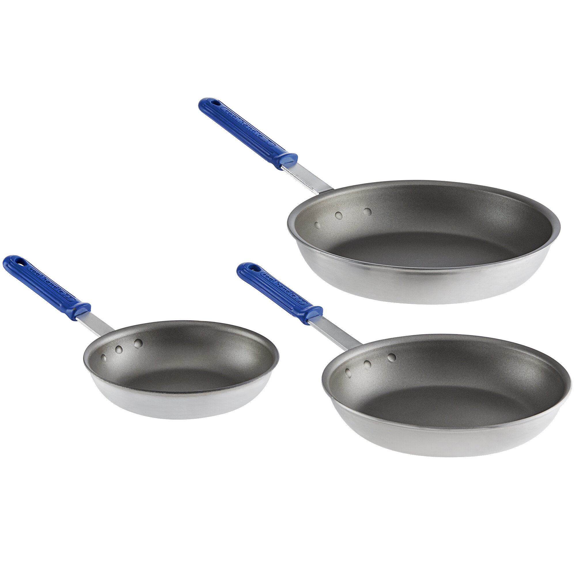 Vollrath WearEver 3Piece Aluminum NonStick Fry Pan Set with