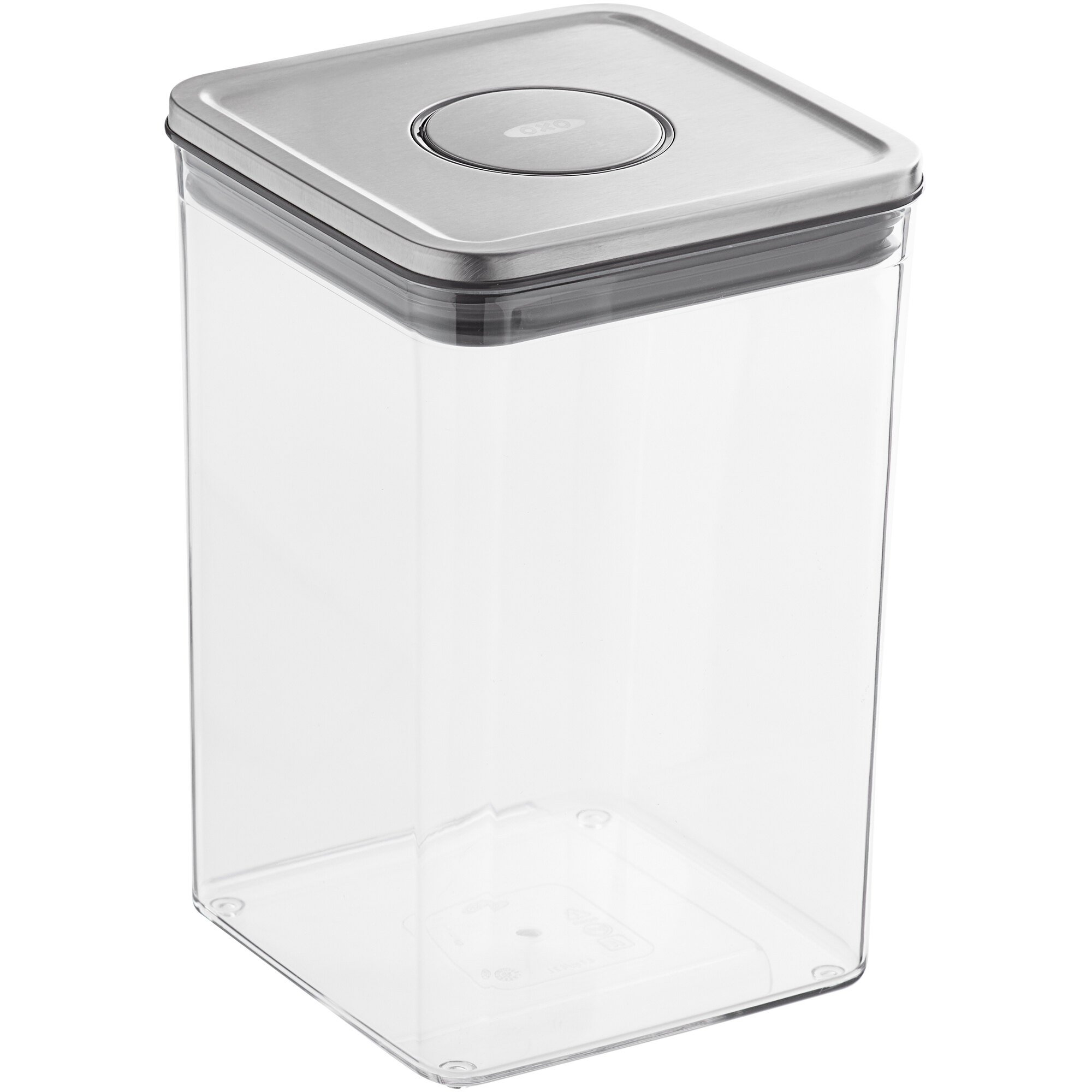 OXO 3118200 4.4 Qt. / 4.2 Liter Steel POP Big Square Medium Container