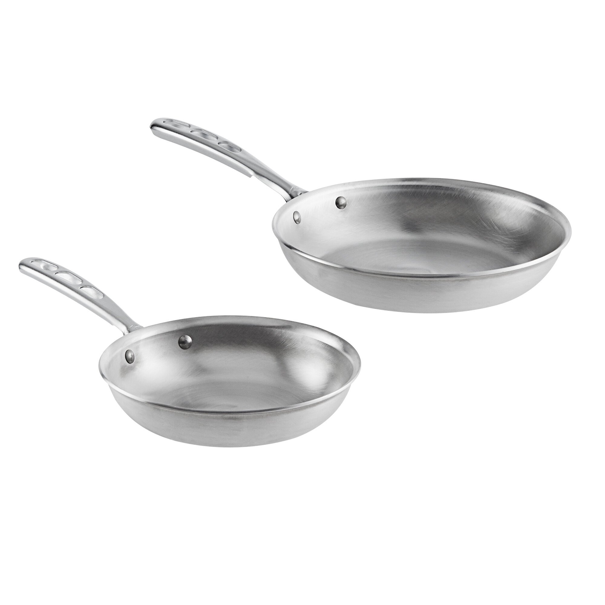 Vollrath Wear-Ever 2-Piece Aluminum Fry Pan Set with TriVent Chrome ...