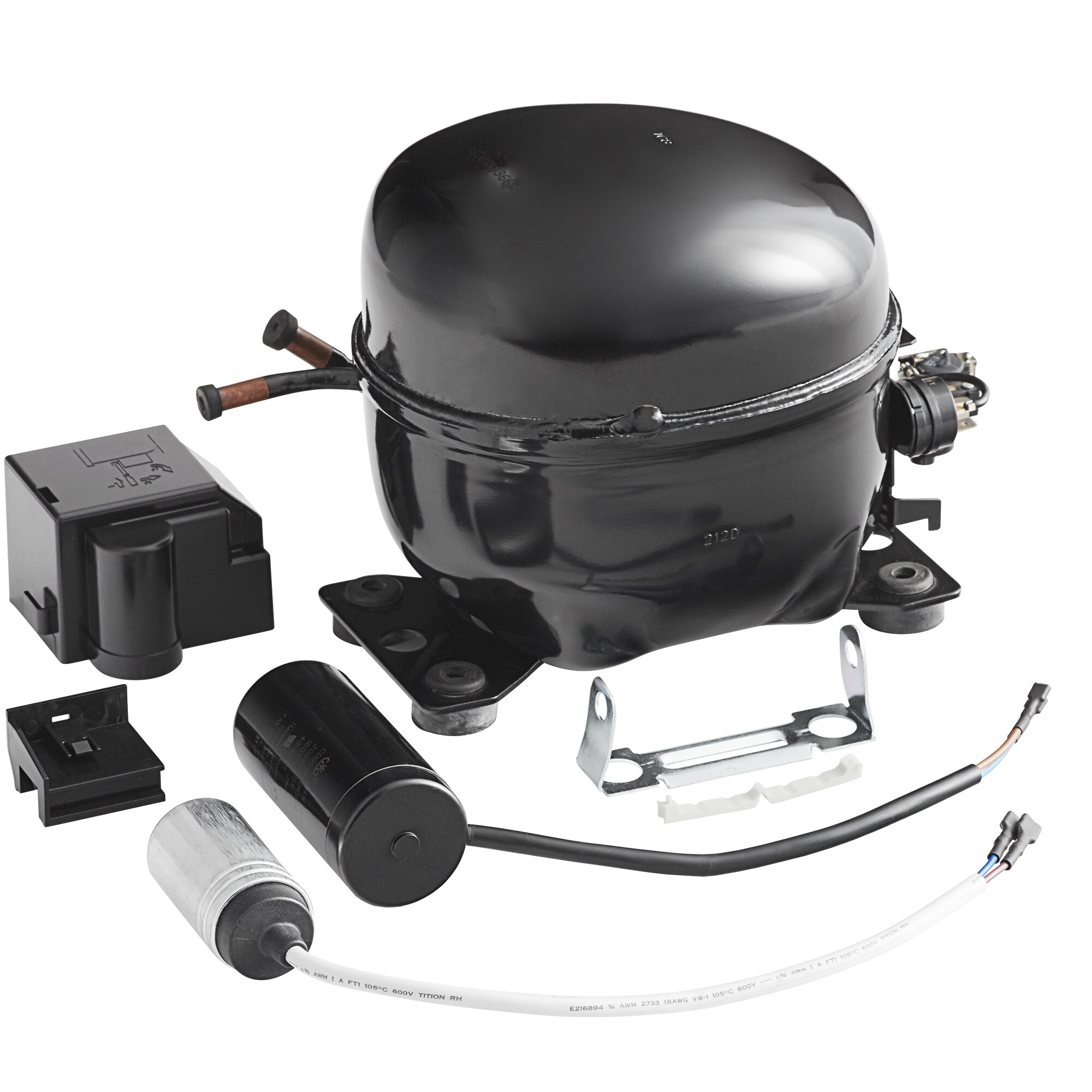 Avantco 17813625 1/4 hp Compressor for A12FHC Freezers 110V, R290