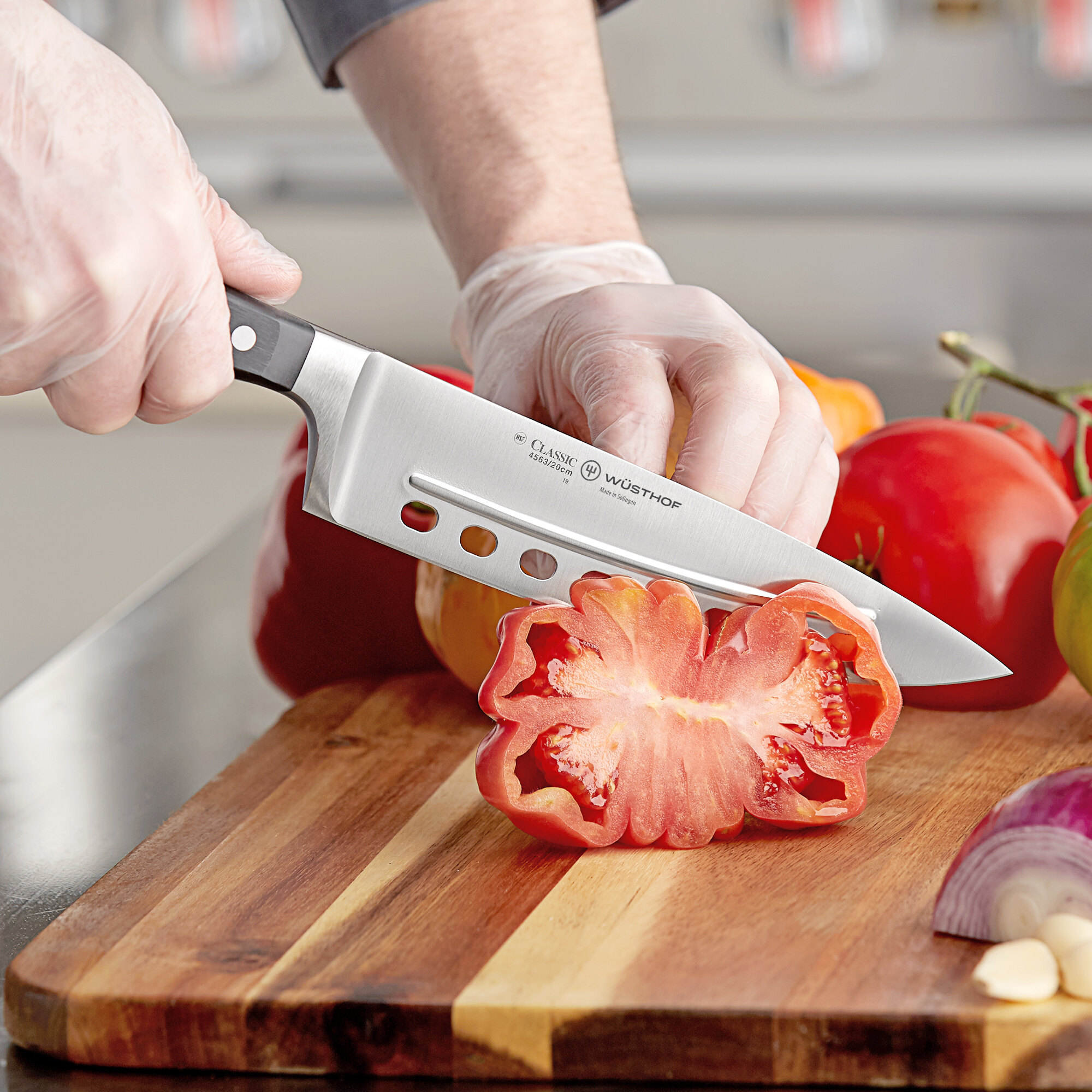 Wusthof 45637/20 Classic 8" Vegetable Knife with POM Handle