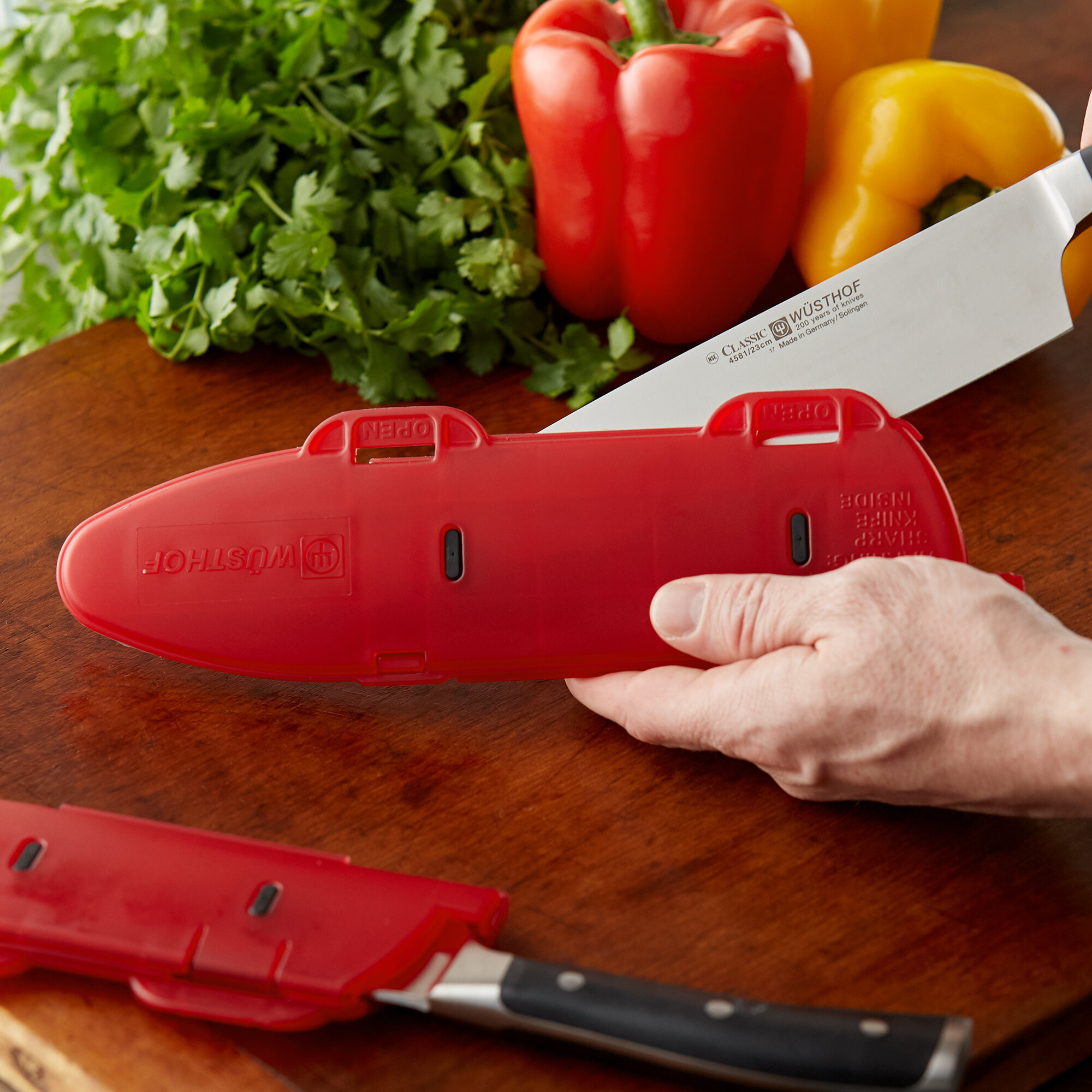 Wusthof 2781 Locking Blade Guard Fits up to 10" Chef Knives